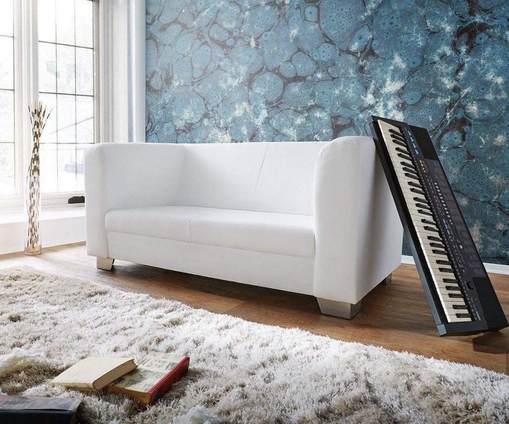 Xlmoebel 2-Sitzer Neues Designer Zweisitzer Ledersofa mit modernem Polsterdesign, Hergestellt in Europa