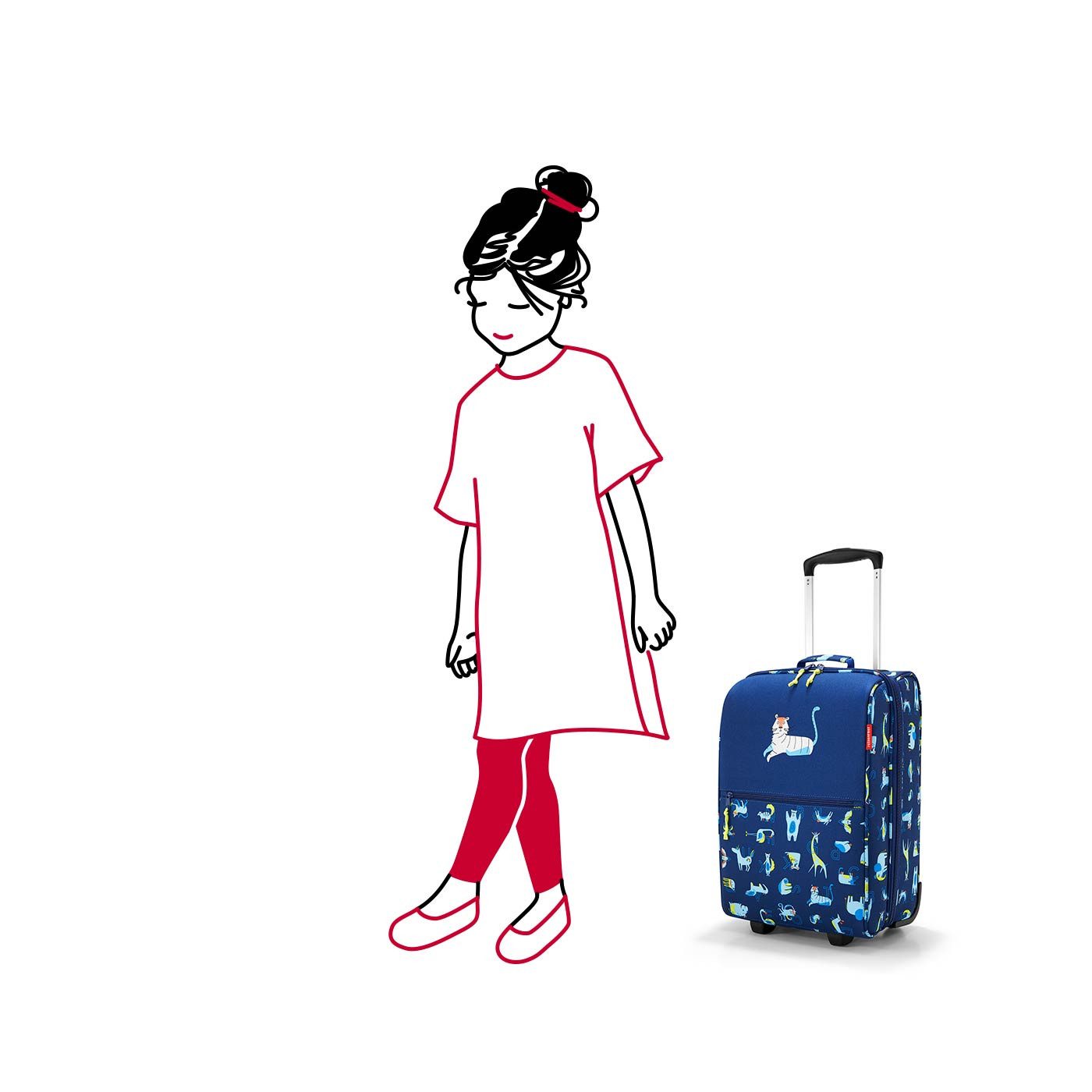 REISENTHEL® Kinderkoffer Reiseset Kinder: Trolley XS & Thermocase, Reiseset trolley XS + thermocase aBC friends blue