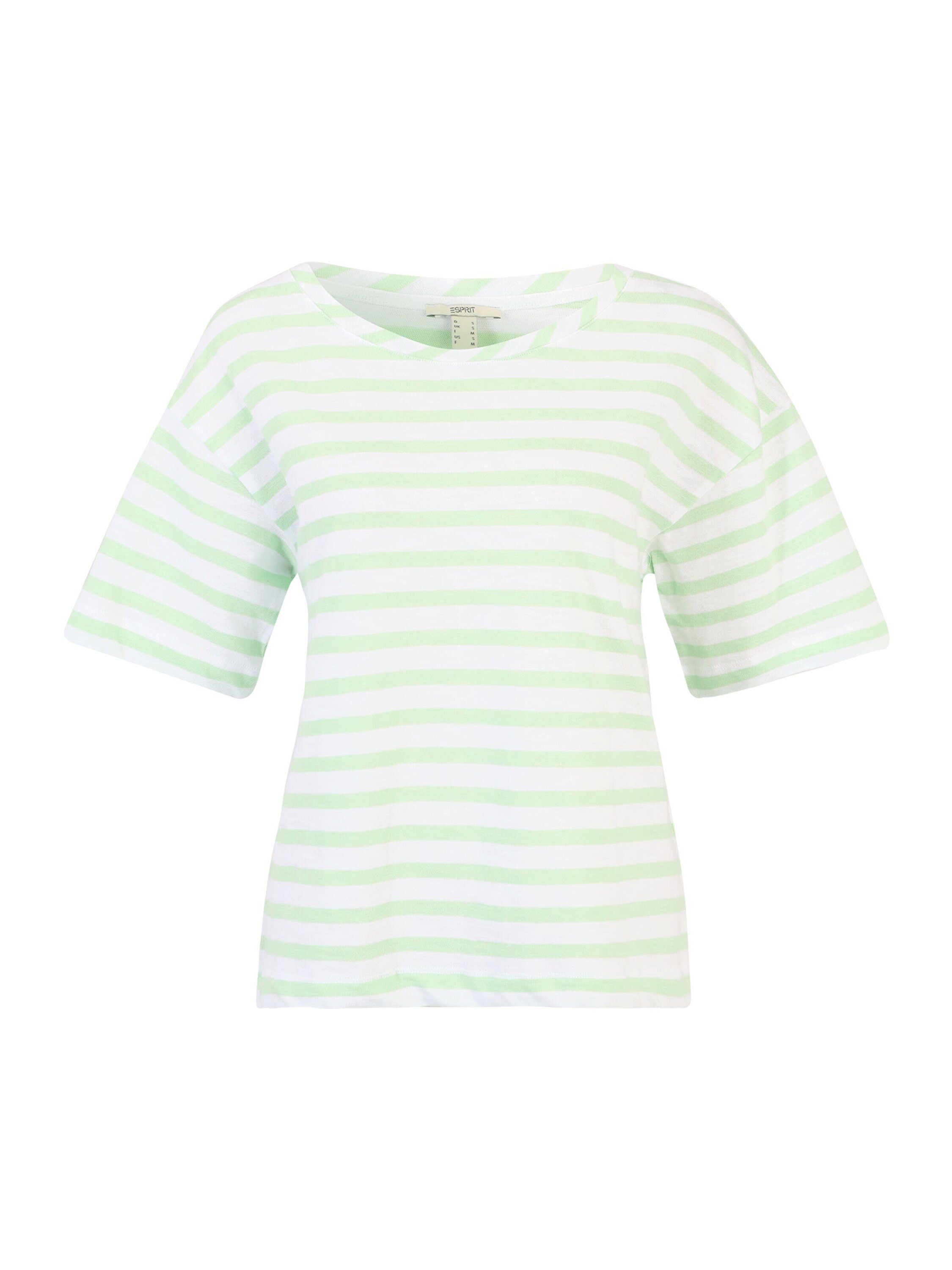 Esprit T-Shirt (1-tlg) Plain/ohne Details pastel green