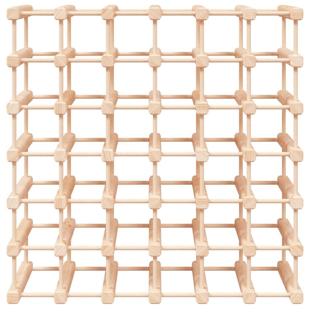 vidaXL Weinregal Weinregal für 42 Flaschen 68,5x23x68,5 cm Massivholz Kiefer, 1-tlg.