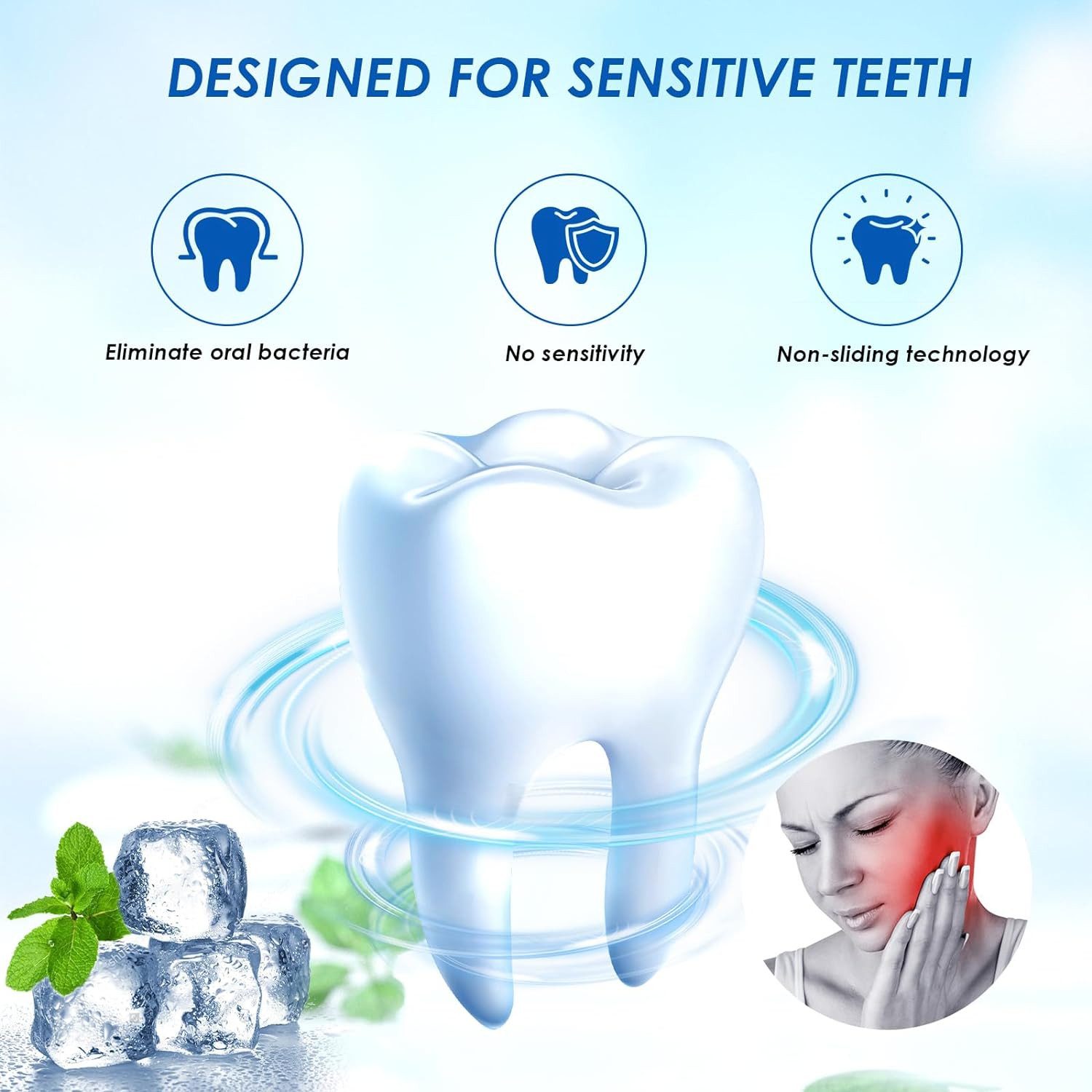 XDeer Zahnbleaching-Paste 28 Streifen, Zahnaufhellungsstreifen, 9D White, Schonend, Minzgeschmack, Wirksam bei der Entfernung von Flecken