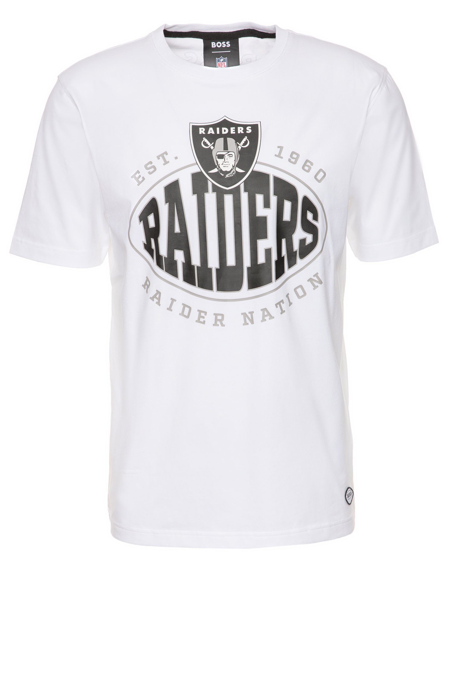 BOSS ORANGE T-Shirt NFL T-Shirt Trap (1-tlg) Weiß (104) | T-Shirts