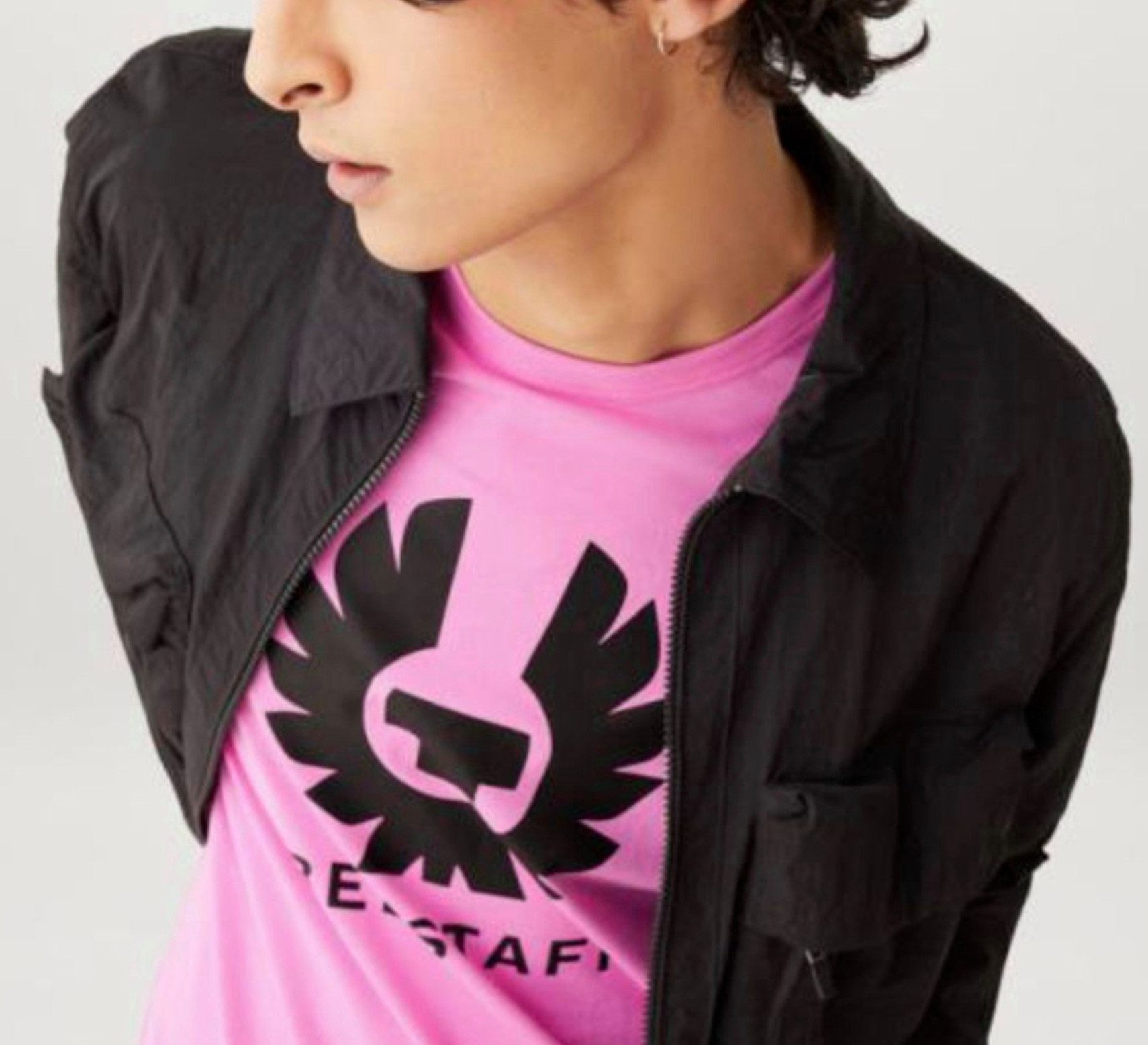 Belstaff T-Shirt Herren Phoenix Retro Logo Tee Regular Fit Großes Phoenix-M günstig online kaufen