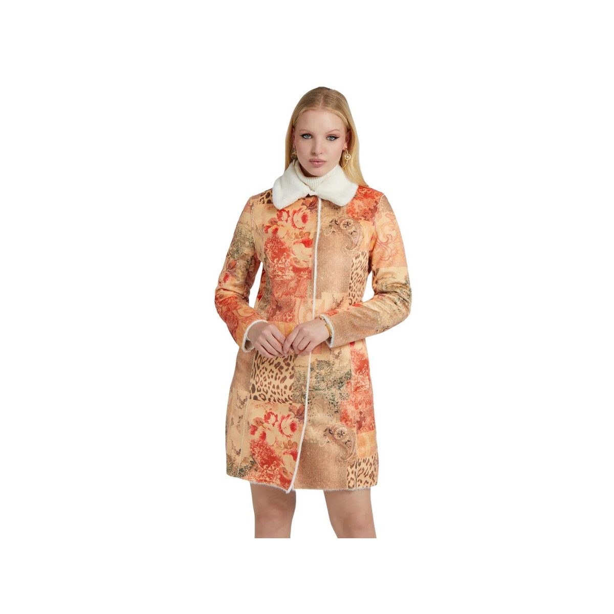 Langmantel Mantel für Damen in unifarben