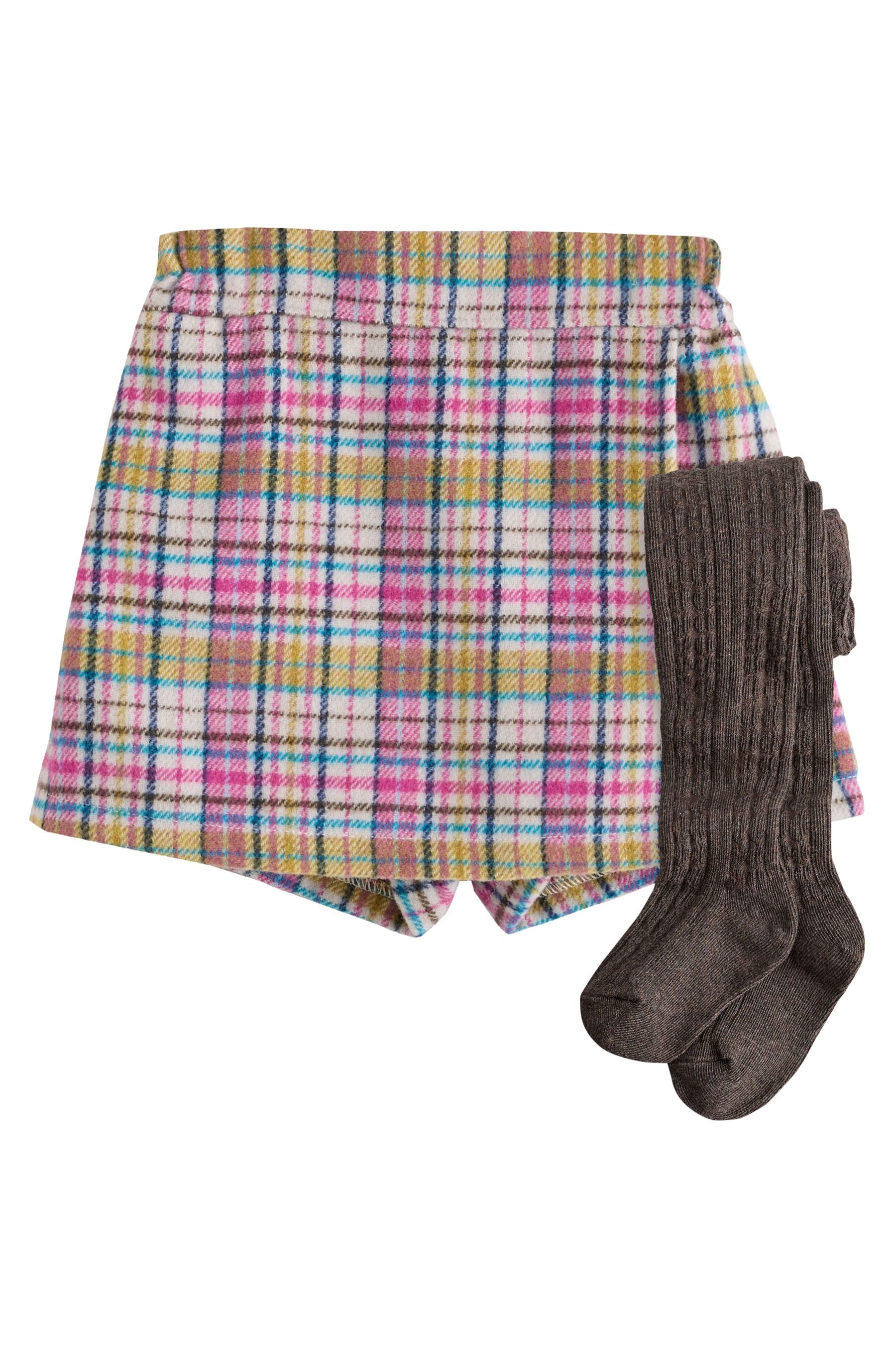 Next Karorock Karierter Rock und Strumpfhose günstig online kaufen