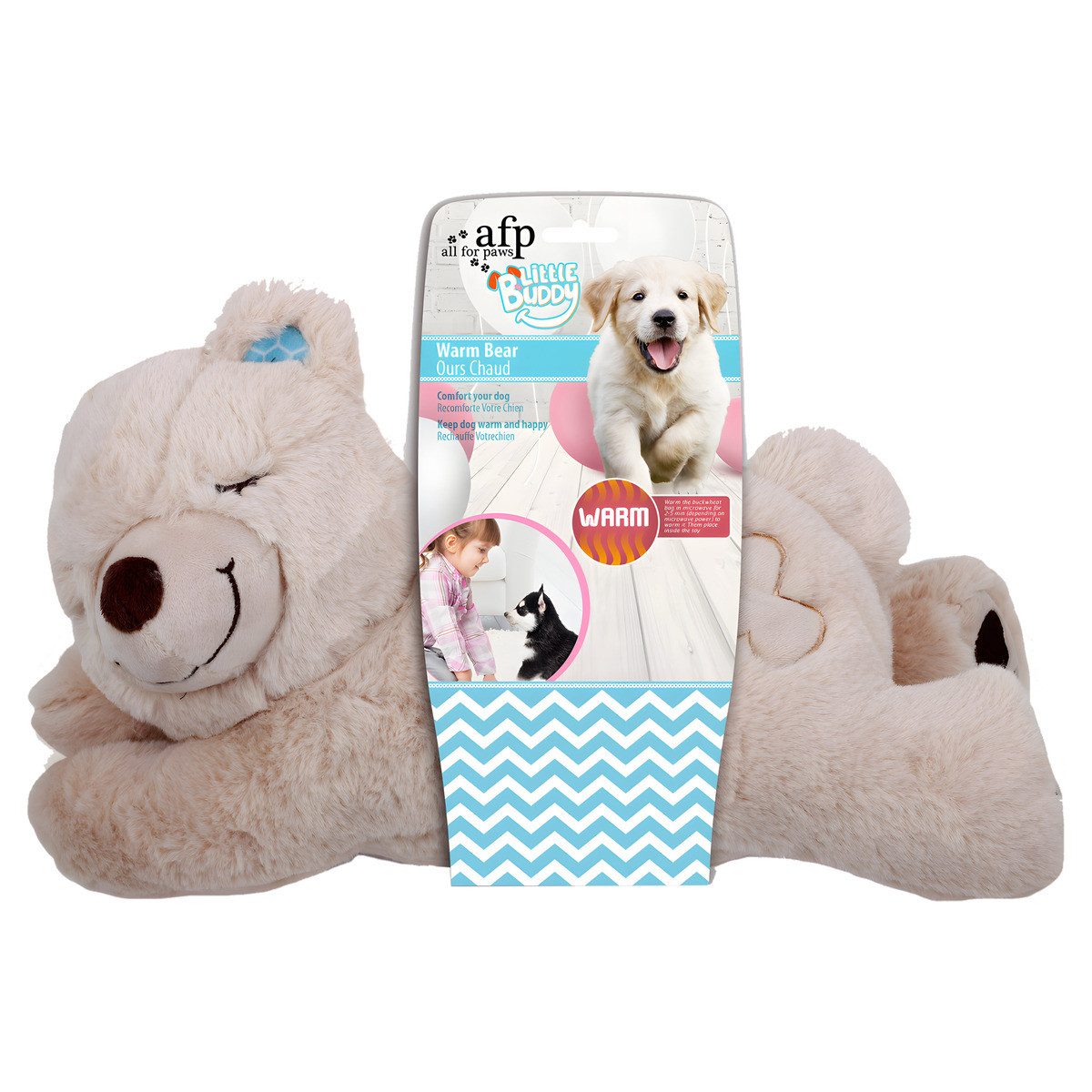 all for paws Tierkuscheltier Hundespielzeug Little Buddy Warm Bear günstig online kaufen