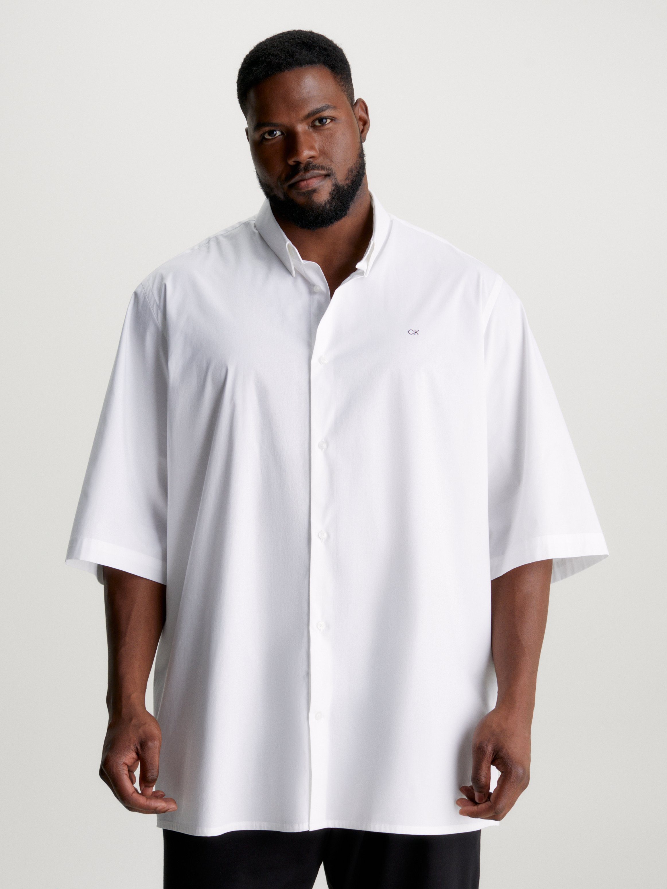 Calvin Klein Big&Tall Kurzarmhemd BT-STRETCH POPLIN günstig online kaufen