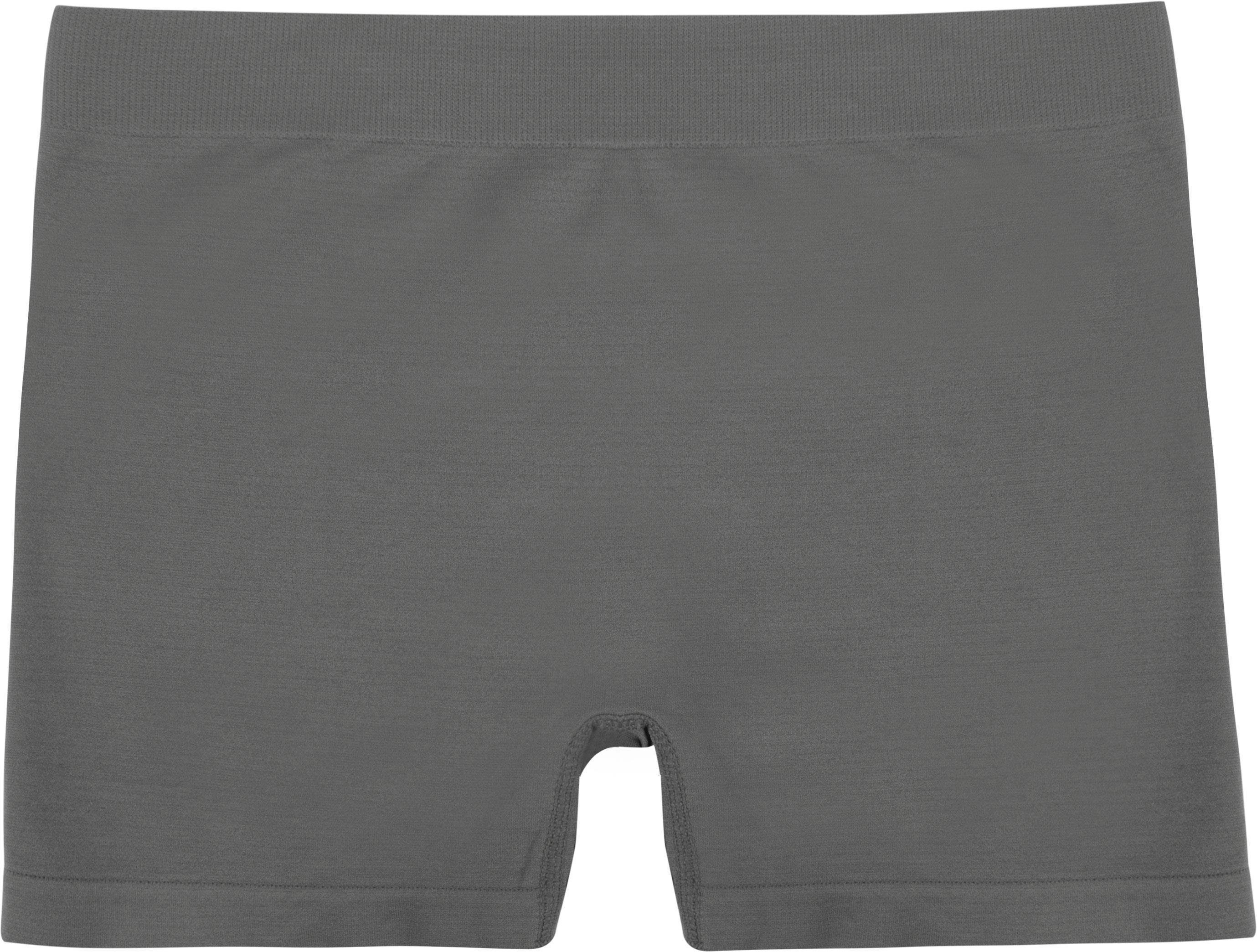 aus Männer 12 normani Grau schnell Stück für Herren trocknendem Unterhosen Boxer Material Mikrofaser-Boxershorts Retro Retropants