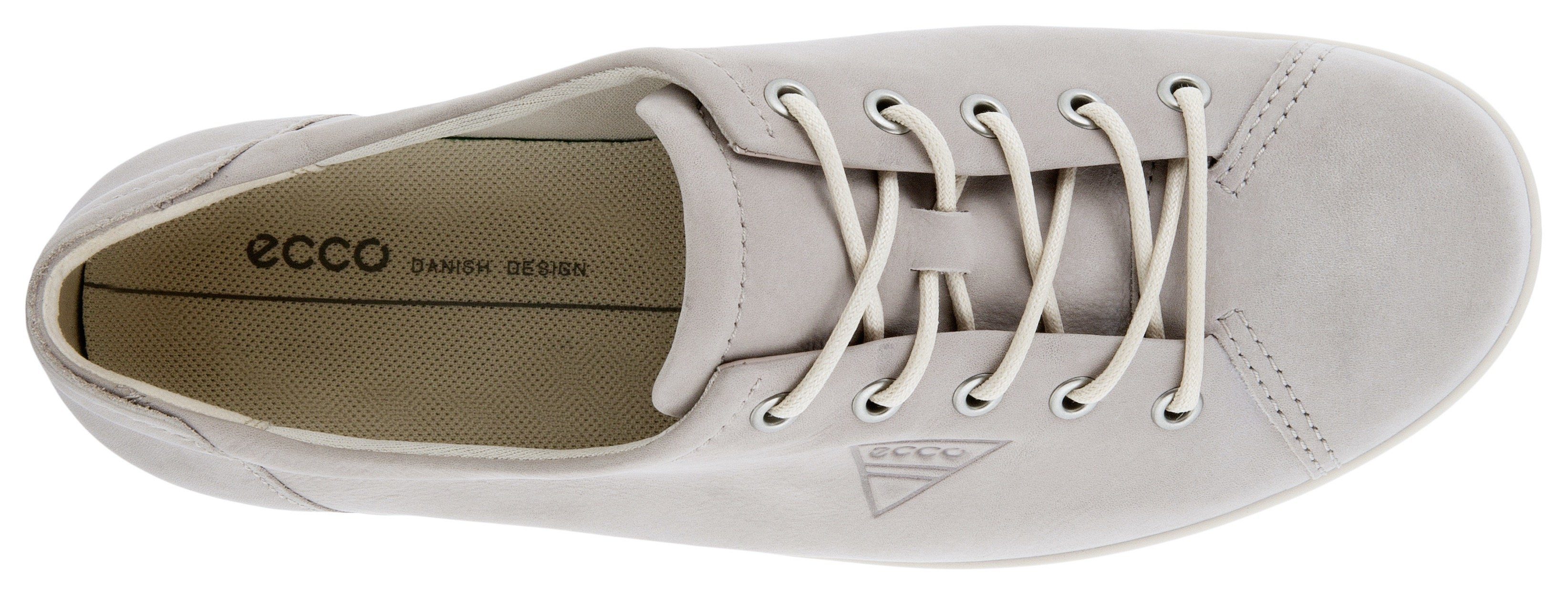 Ecco Ecco Soft 2.0 Schnürschuh, Freizeitschuh, Halbschuh, Schnürschuh mit dezenter Logo Prägung