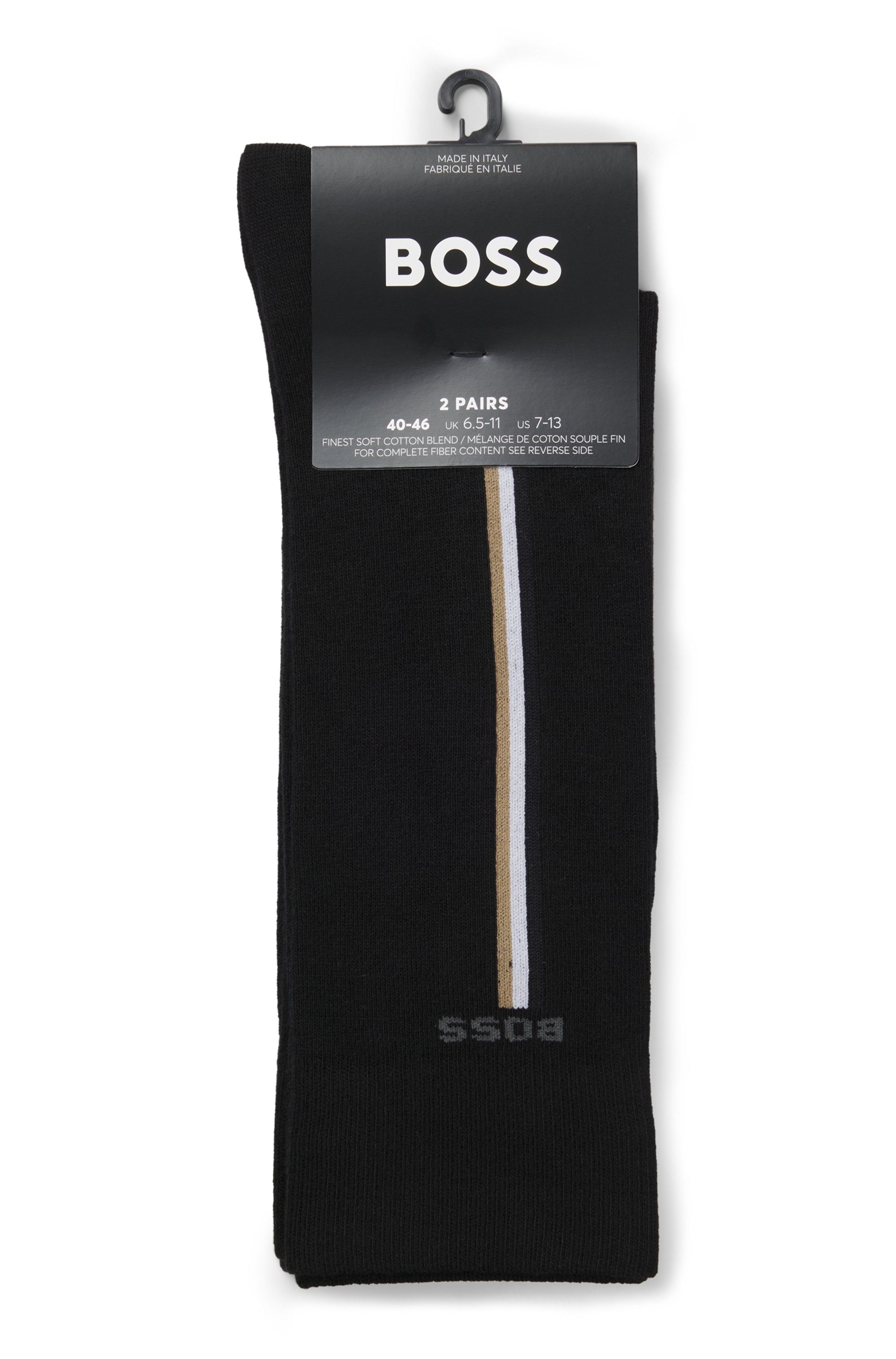 BOSS Businesssocken 2P RS Iconic CC (2-Paar) mit Kontraststreifen an der Seite – Bild 4 von 5