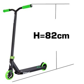 Chilli Stuntscooter Chilli Pro Base Stunt-scooter H=82cm schwarz / grün