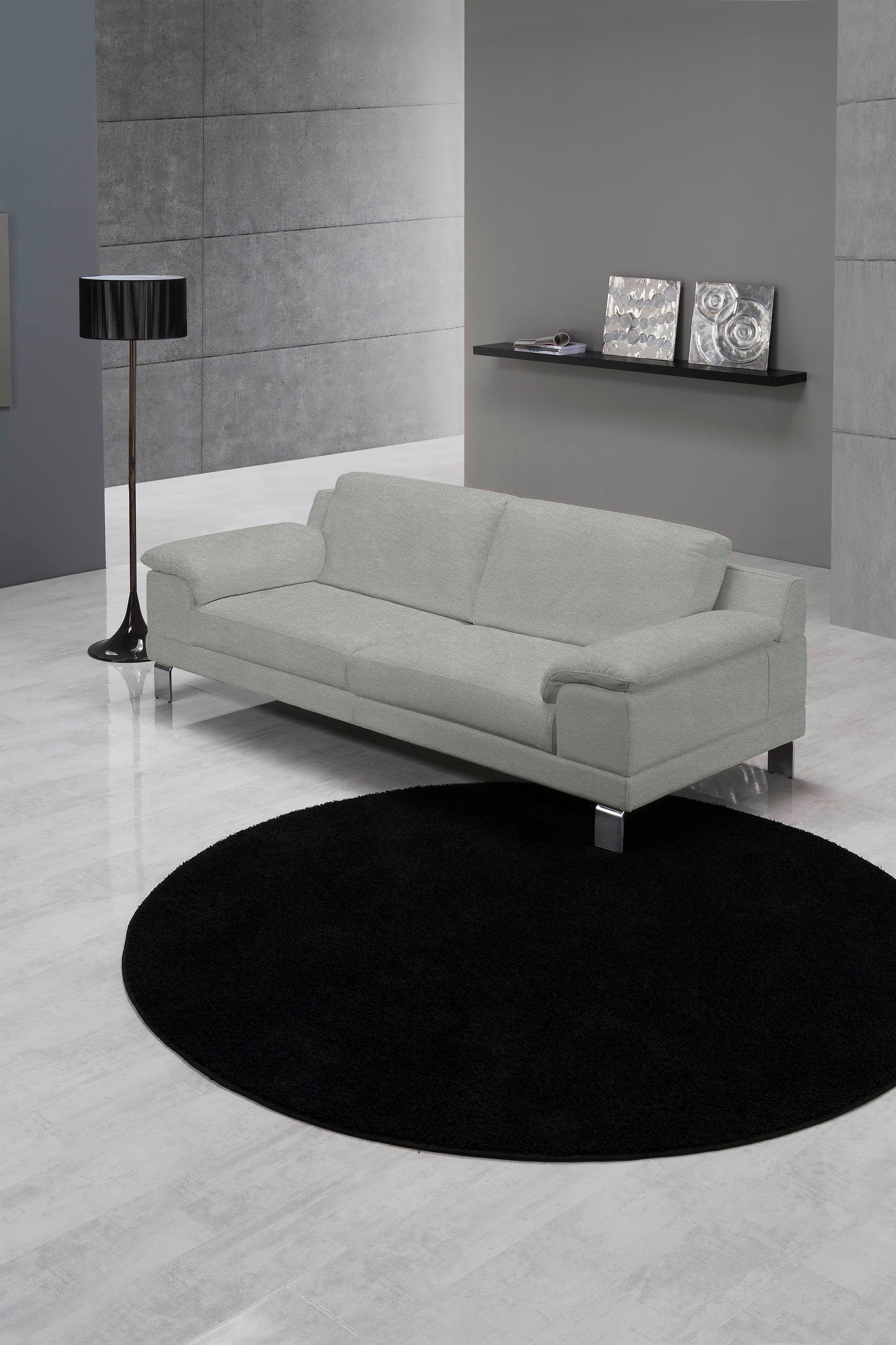 Egoitaliano 2,5-Sitzer Shakira, Design und Sitzkomfort auf hohem Niveau, tolle Details, bequeme Armlehne und Rückenlehne