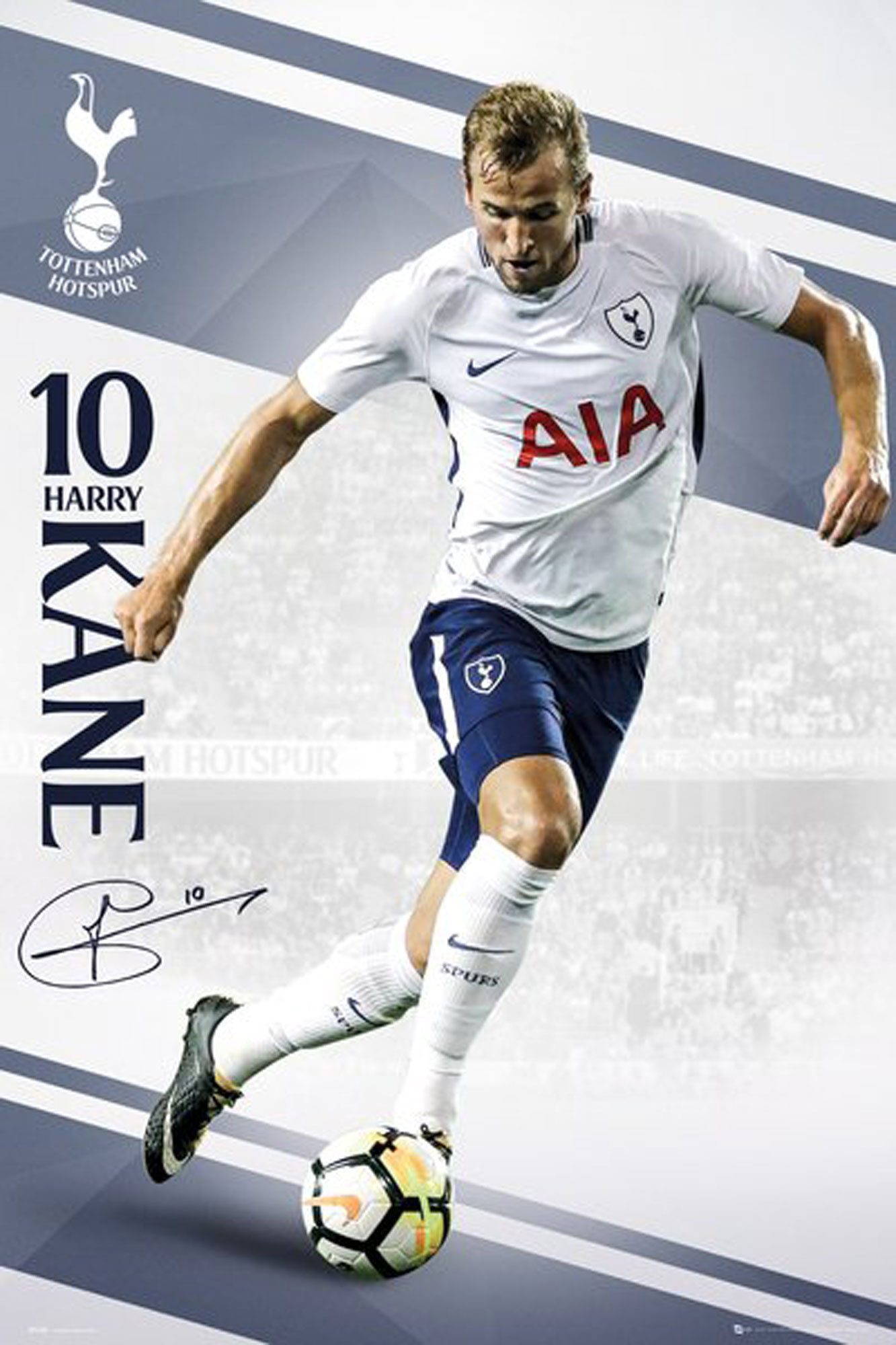 Poster Fußball - Poster - Tottenham Hotspur - Kane 17/18