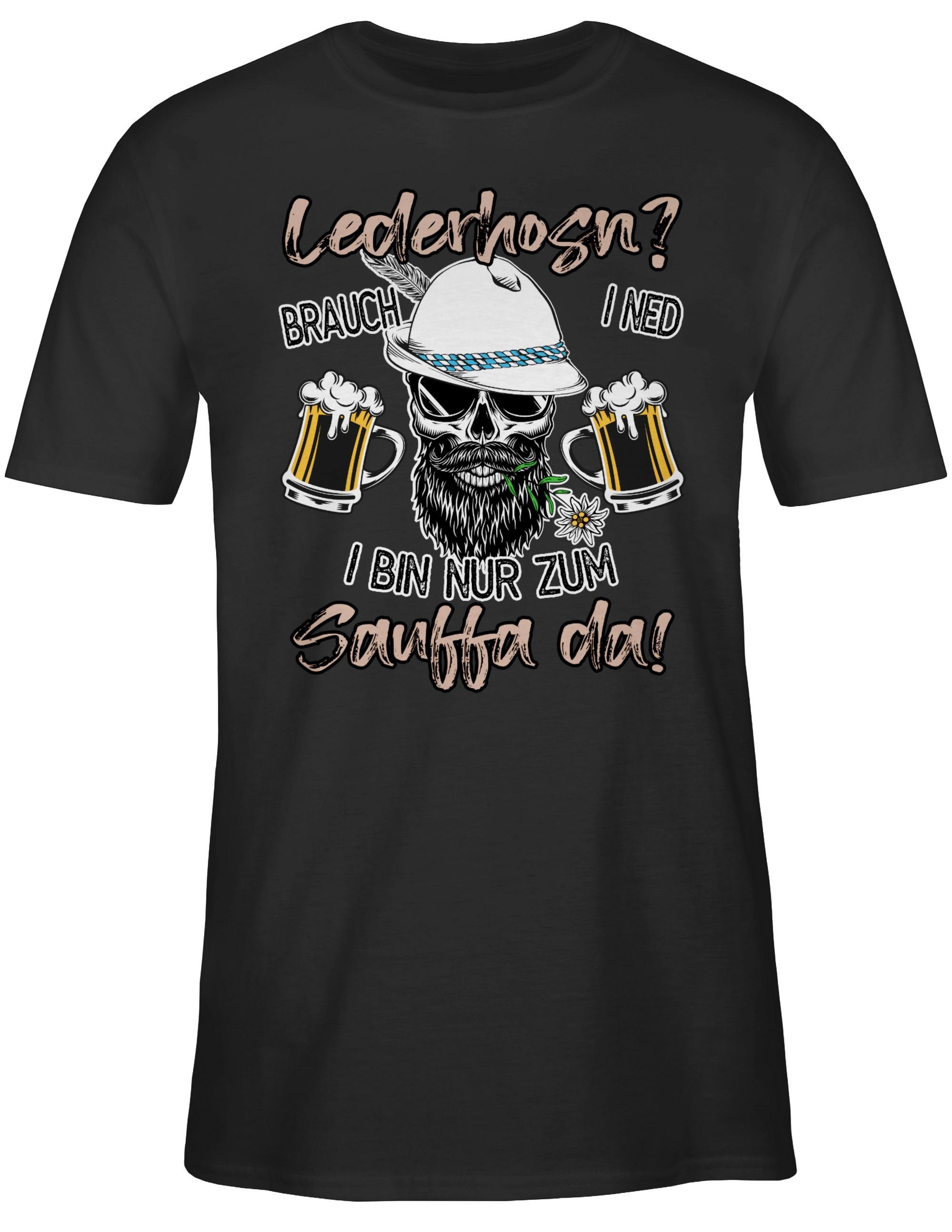 Shirtracer T-Shirt Lederhose Spruch Lausbua Bayrisch günstig online kaufen