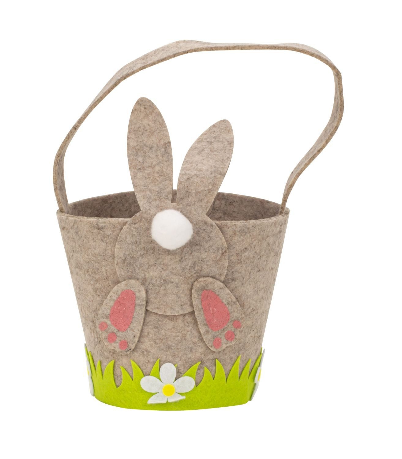 Osternest Filztasche mit Osterhasen Motiv Fröhliche Farbtupfer für Ihr Osterfest
