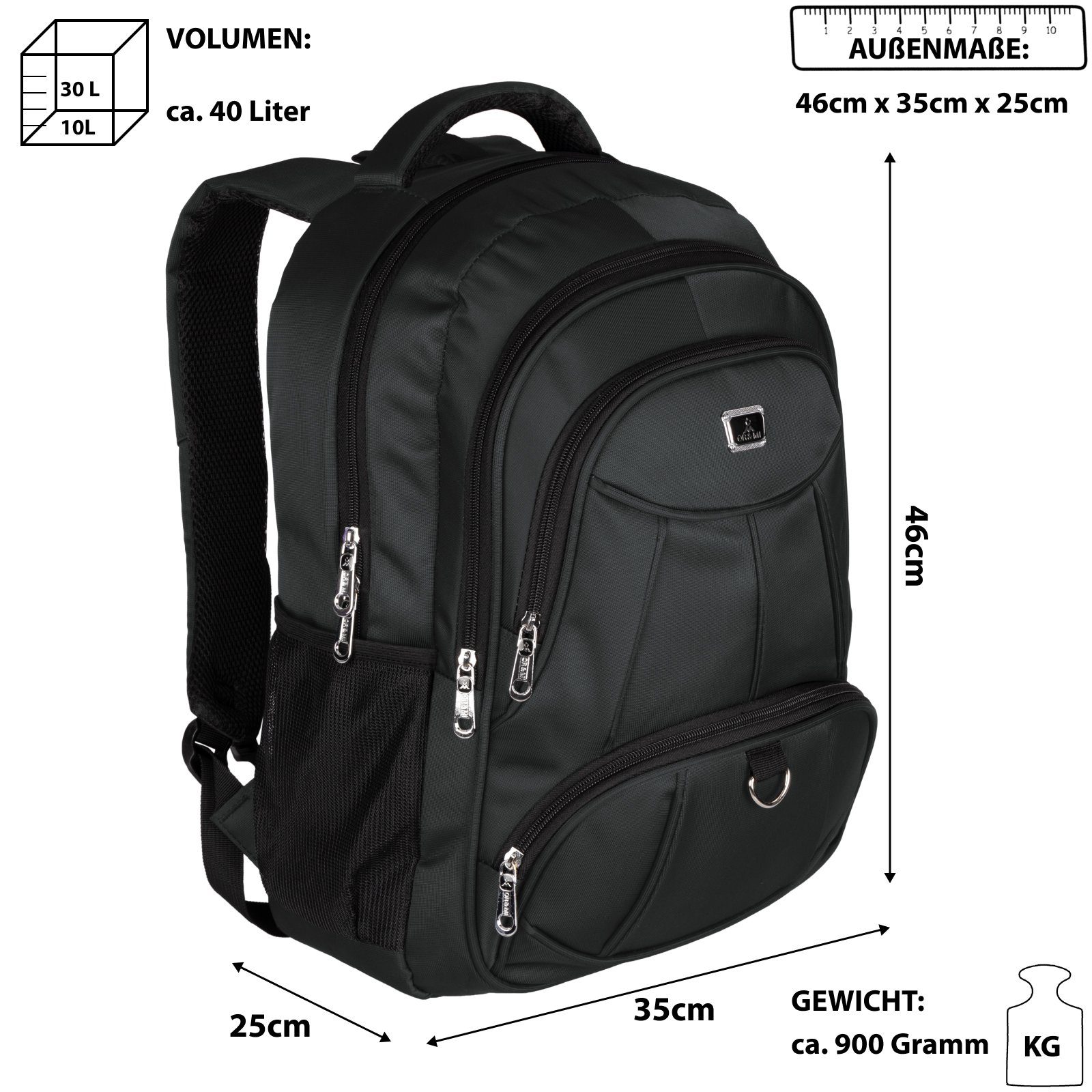 EAAKIE Rucksack EAAKIE Rucksack Laptop Sport Reisen Arbeit Freizeit Schulru günstig online kaufen