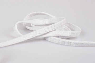 larissastoffe Gummiband 10 m Gummiband Elastikband Wäschegummi 7 mm weiß