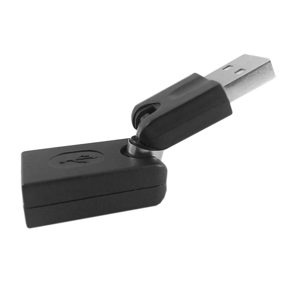 Bolwins G37 USB A Buchse auf Stecker Kabel Adapter Verlängerung PC Laptop 360° Computer-Adapter USB-A Stecker zu USB-A Buchse, 0 cm, 360° drehbar, Platzsparende – Bild 4 von 5