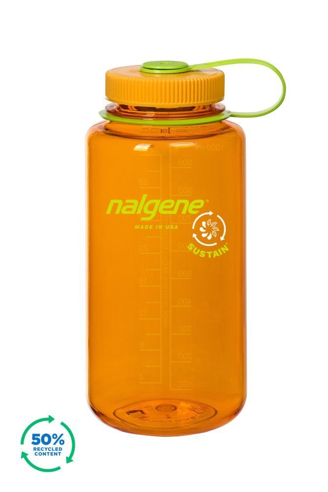 L Sustain' 'WH Trinkflasche clementine Nalgene 1 Nalgene Trinkflasche