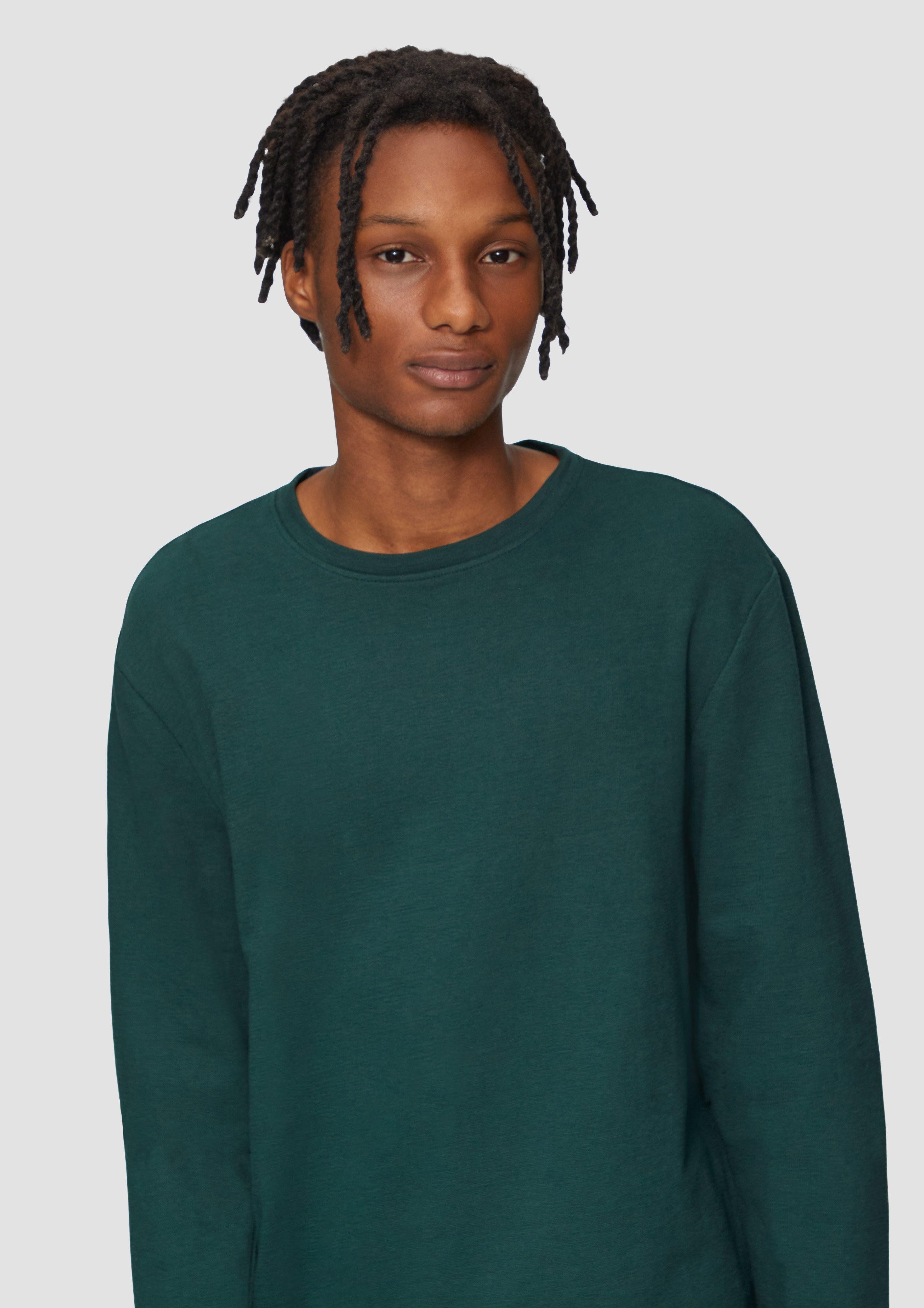 QS Langarmshirt Langarmshirt aus Struktur-Jersey günstig online kaufen