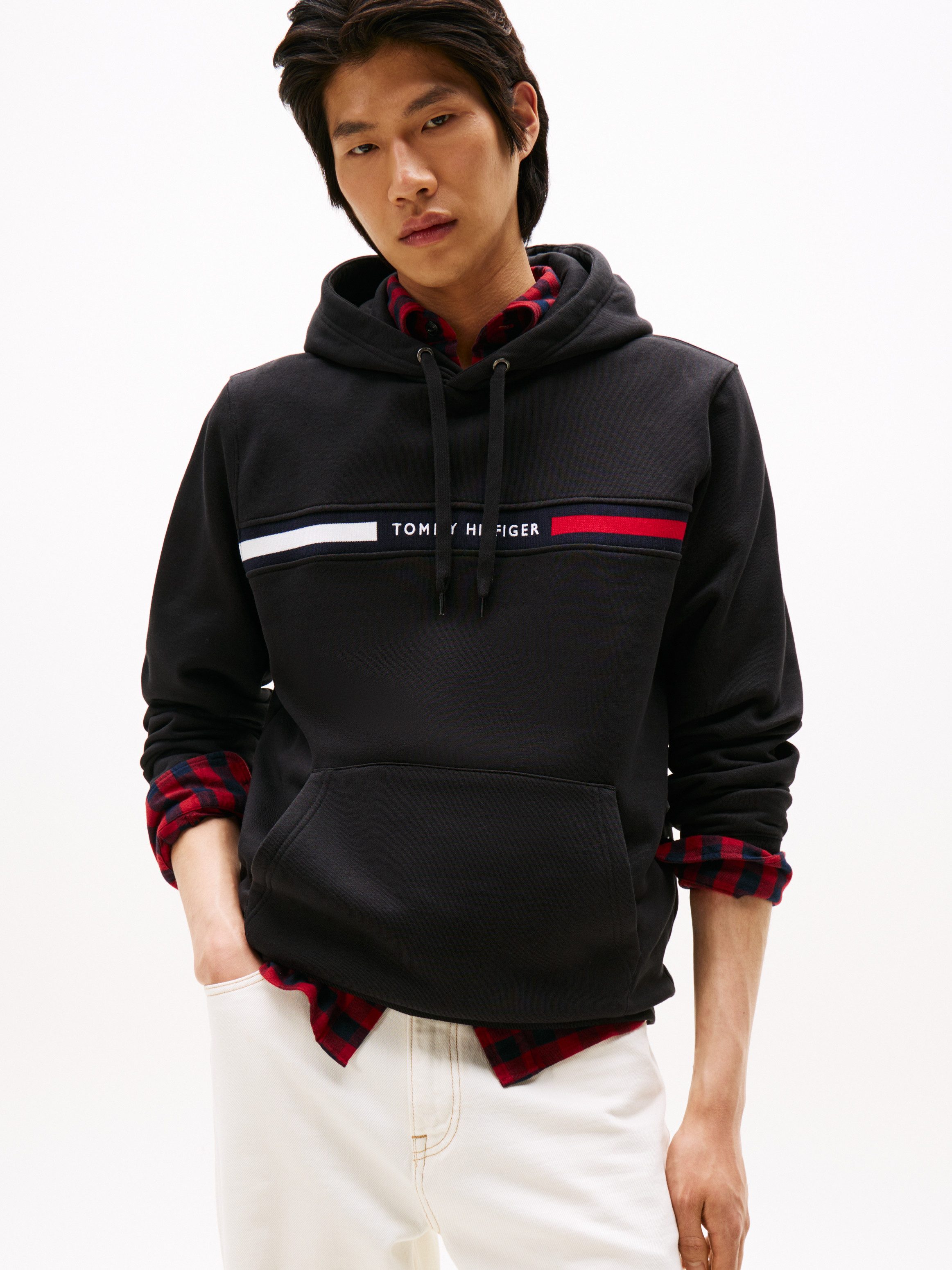 Tommy Hilfiger Kapuzensweatshirt HILFIGER CHEST INSERT HOODY mit Kapuze und günstig online kaufen