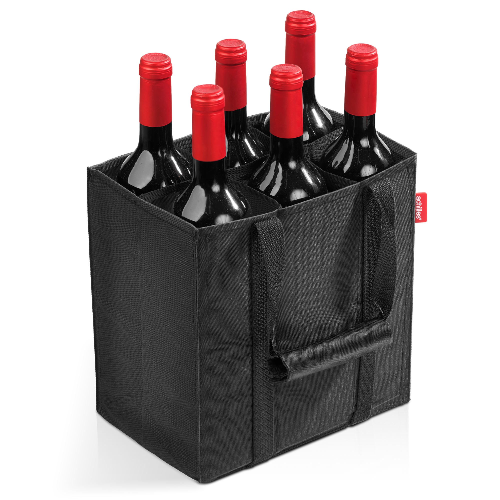achilles Flaschenkorb Bottle-Bag 6er, Flaschentasche für 6 x 1,5L Flaschen