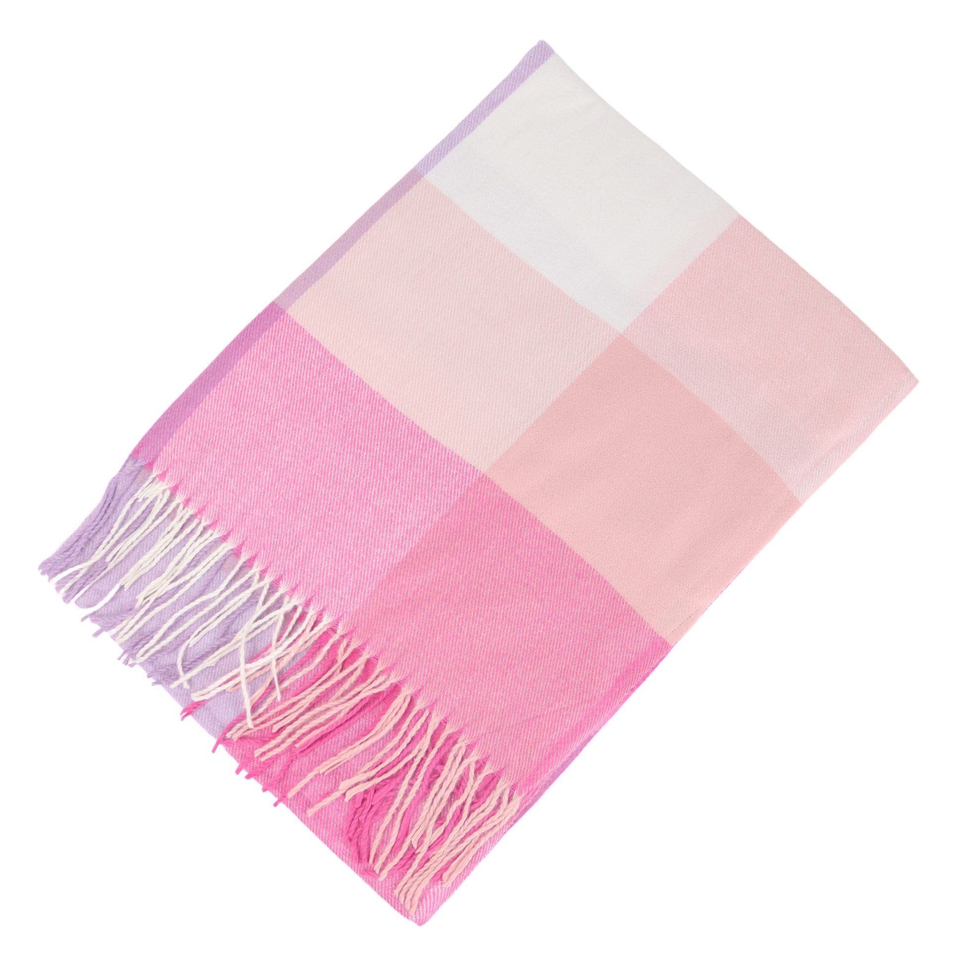MIRROSI Modeschal weicher und warmer karierter Schal mit Fransen, 70x180cm, (Viele tolle Farboptionen zur Auswahl), Damen Halstuch ideal für Herbst und Winter – Bild 3 von 5
