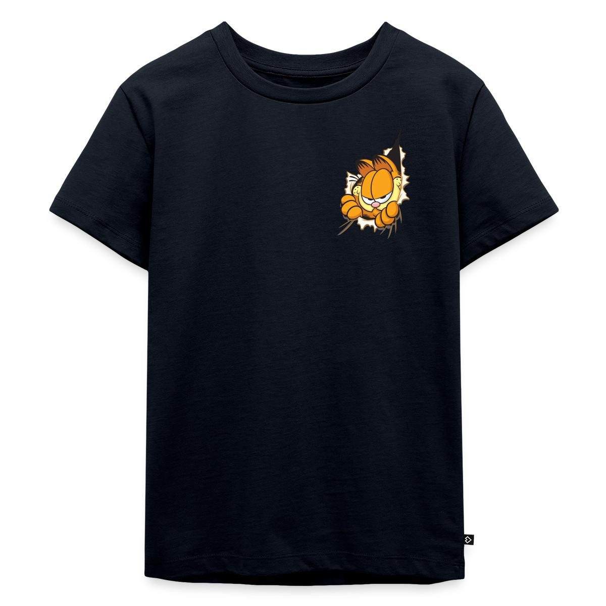 T-Shirt Garfield Hier Ist Garfield Kinder Premium T-Shirt