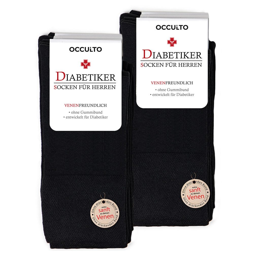 OCCULTO Basicsocken Herren Diabetikersocken 10er Pack (Modell: Goetz) (10-P günstig online kaufen