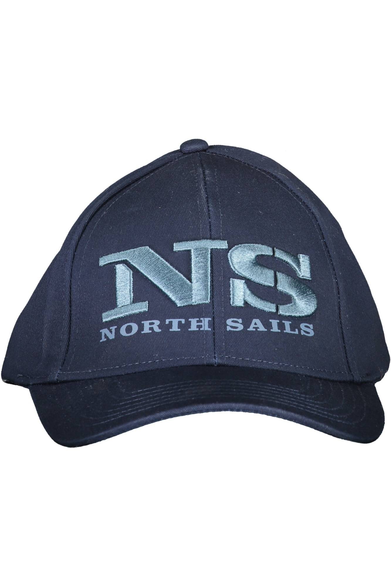 North Sails Strickmütze Stylische Herren Schirmmütze in Blau mit Logo und Stickerei-Details