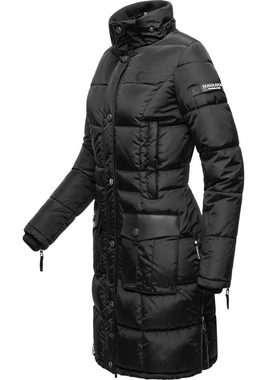 Navahoo Steppmantel Sinja stylischer Winter Parka mit edlem Fellimitat