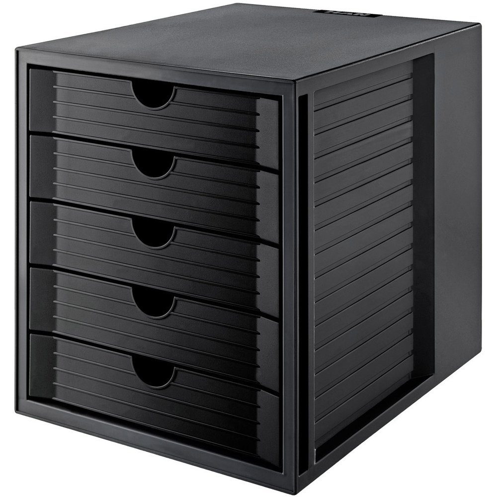 HAN Schubladenbox HAN SYSTEMBOX KARMA 14508-13 Schubladenbox Schwarz DIN A4, DIN C4 Anza