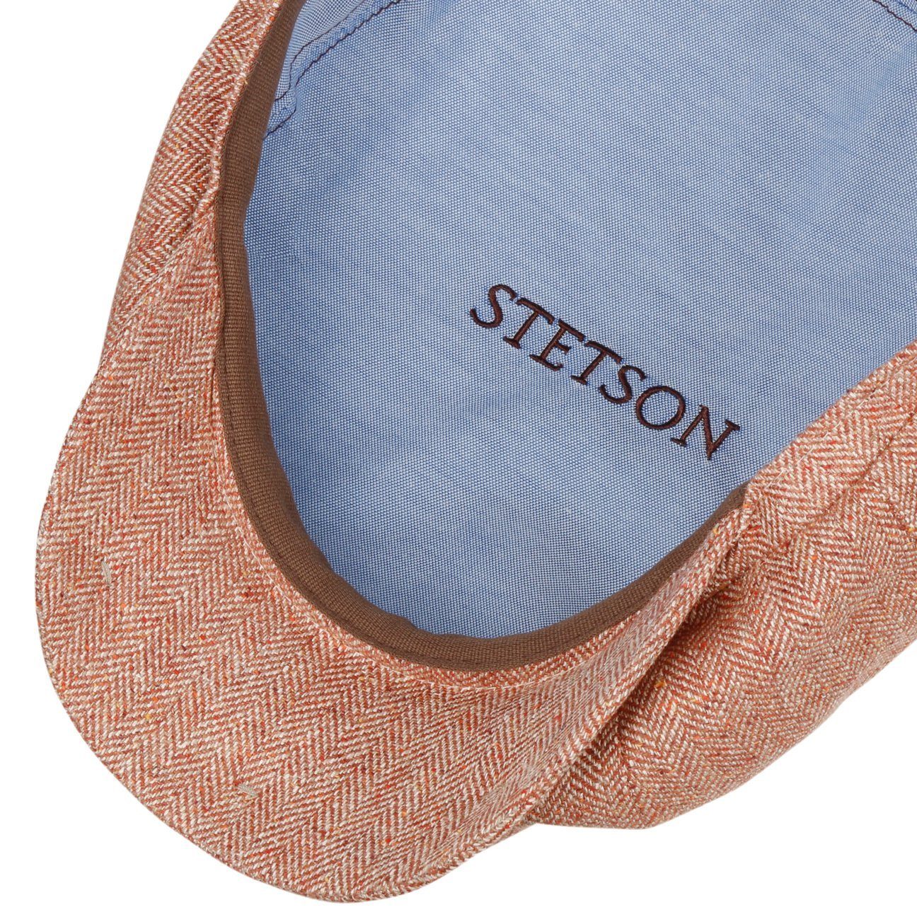 Stetson Flat Cap (1-St) Schiebermütze mit Schirm, Made in the EU