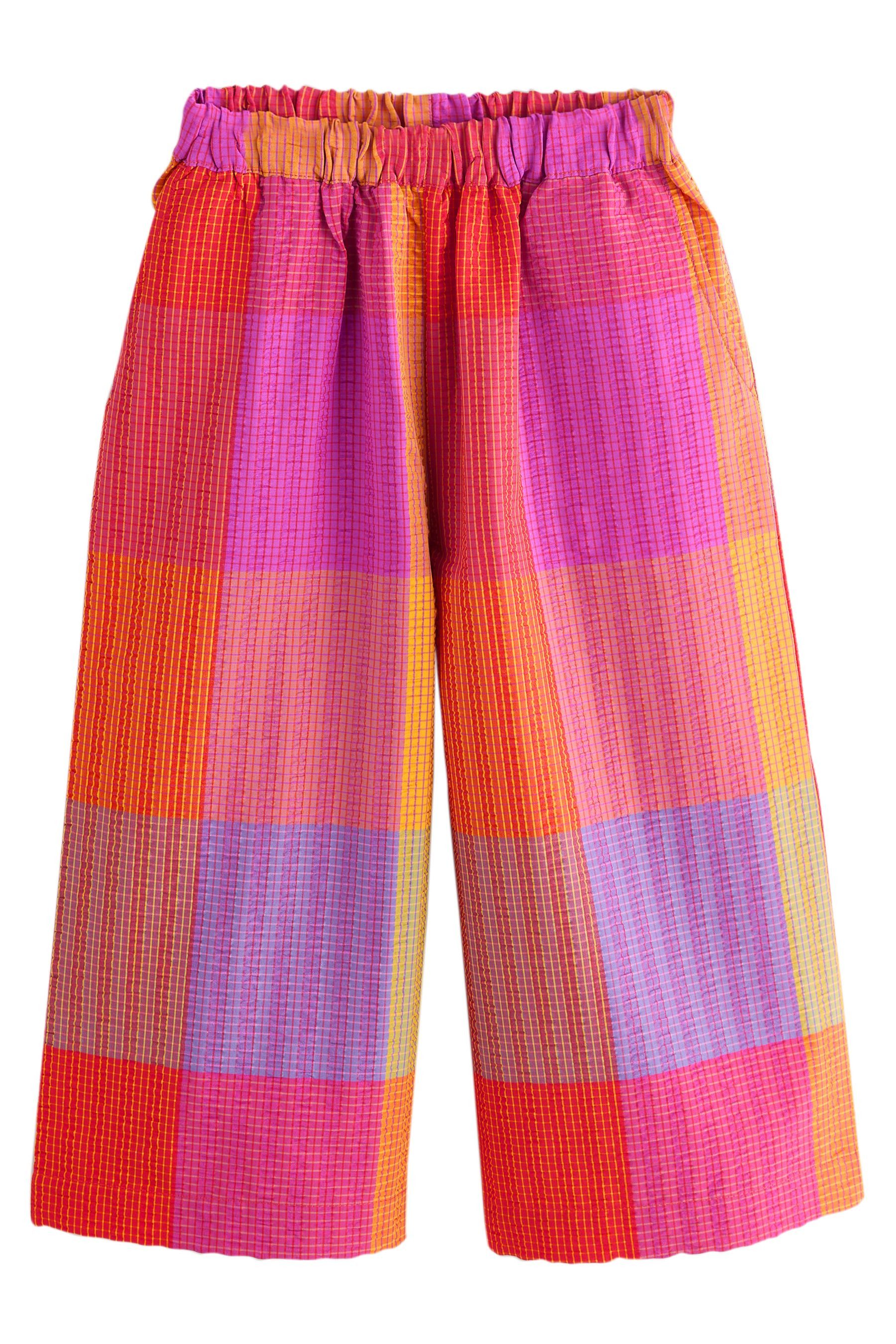 Palazzohose Schlupfhose mit weitem Bein