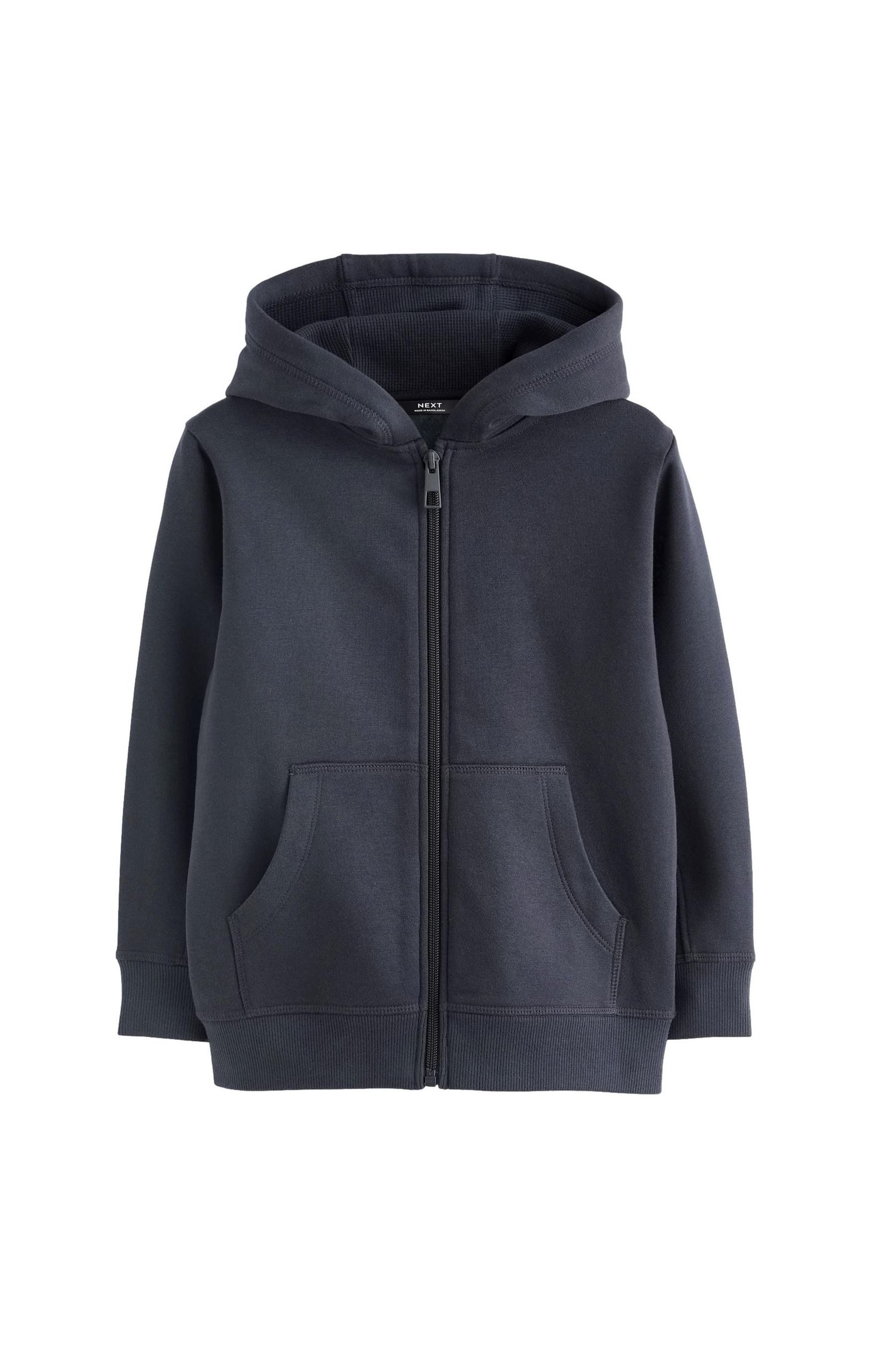Next Hoodie Basic-Kapuzenjacke mit Reißverschluss (1-tlg)