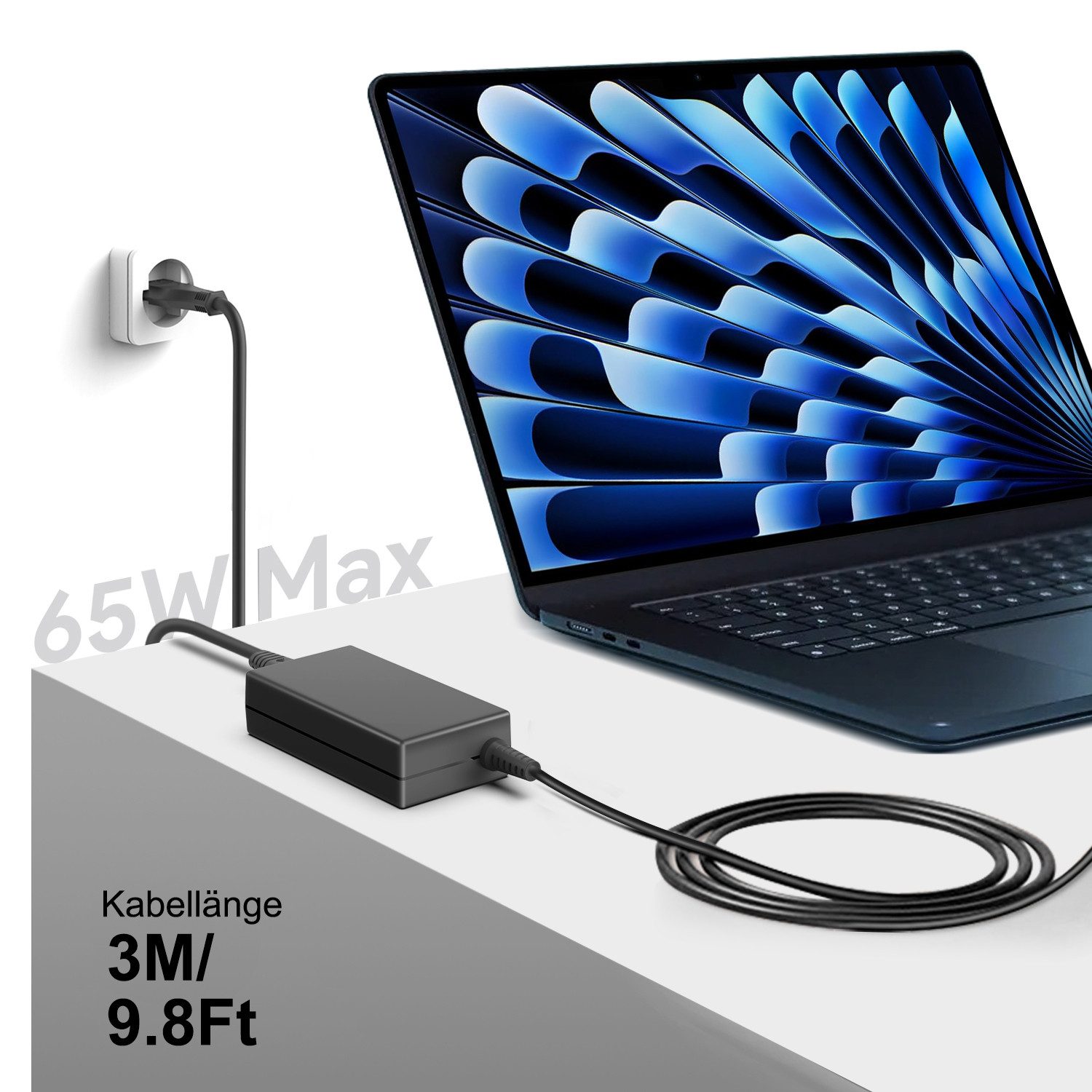 HKY 65W 60W USB C Ladegerät für NOCO Boost X GBX45 GBX55 GBX75 GBX155 Notebook-Netzteil (Apple MacBook Pro 13" Serien Apple MacBook Pro Retina Jump Starter)