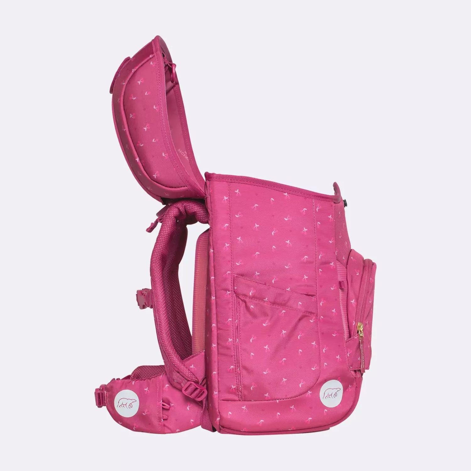 Beckmann Schulranzen Beckmann Plus Air Cherry 6-tlg. Schulranzen