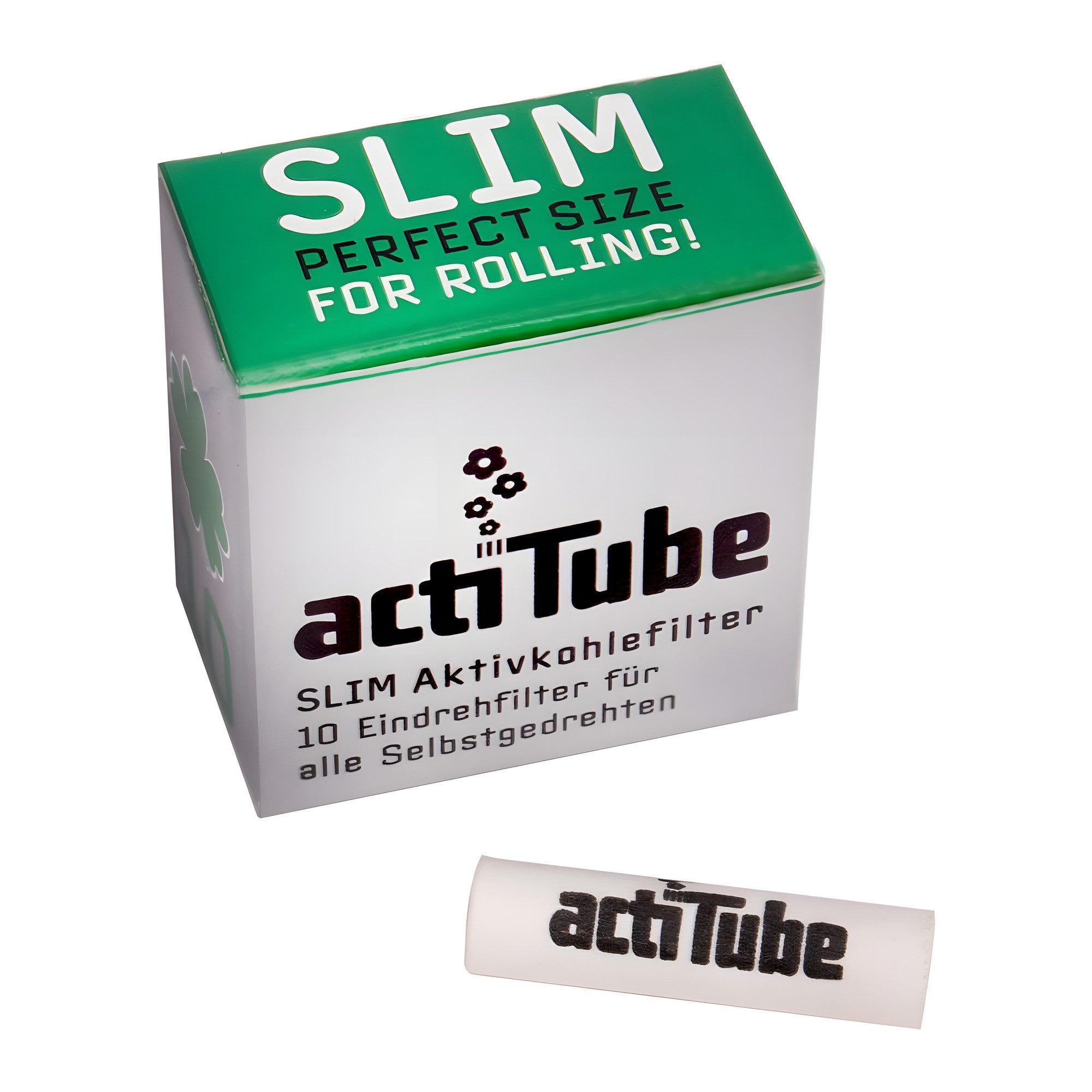ActiTube Aktivkohlefilter actiTube Aktivkohlefilter Slim, 10 Stück
