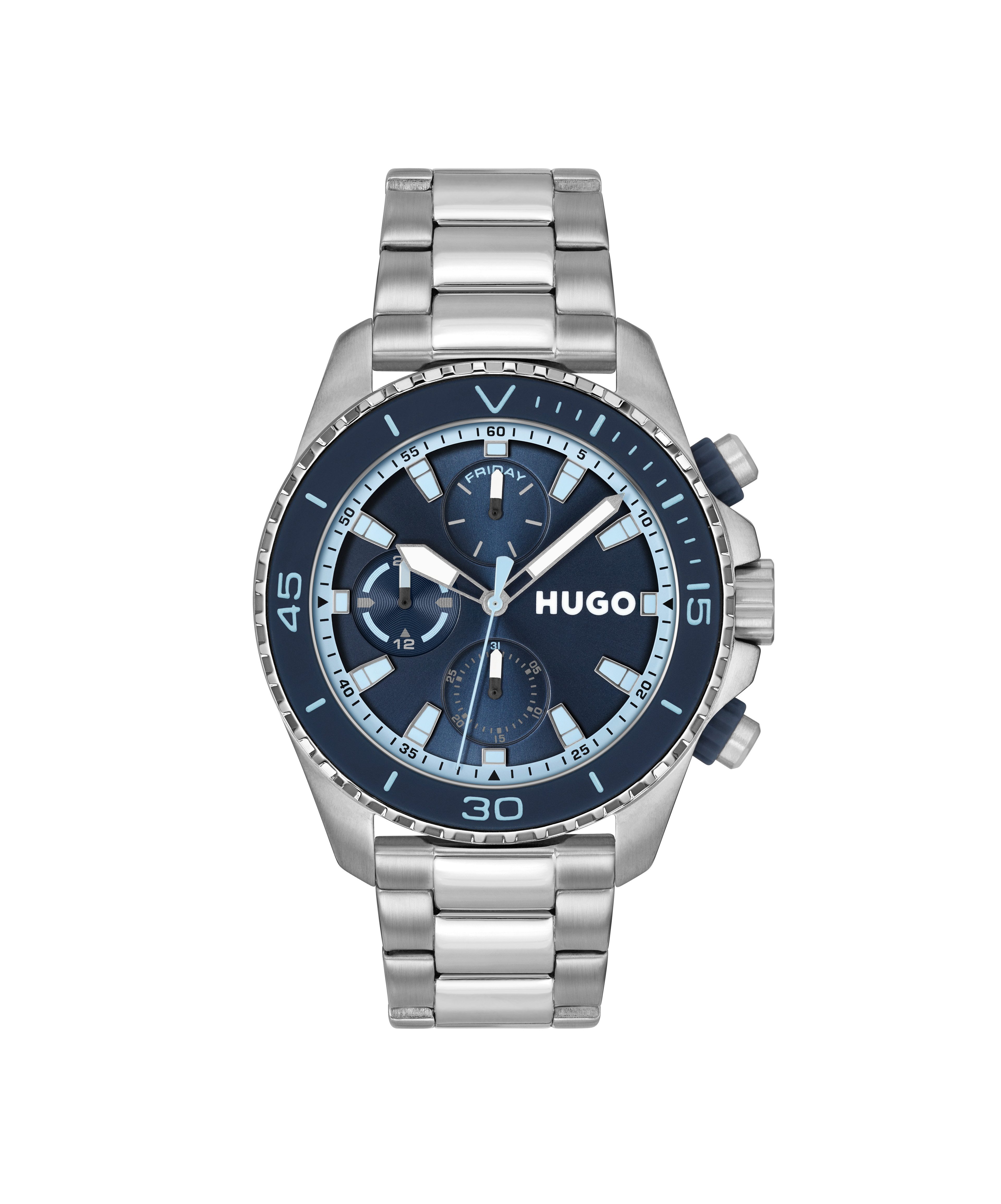 HUGO Multifunktionsuhr #DIVE 1530429, Quarzuhr, Armbanduhr, günstig online kaufen