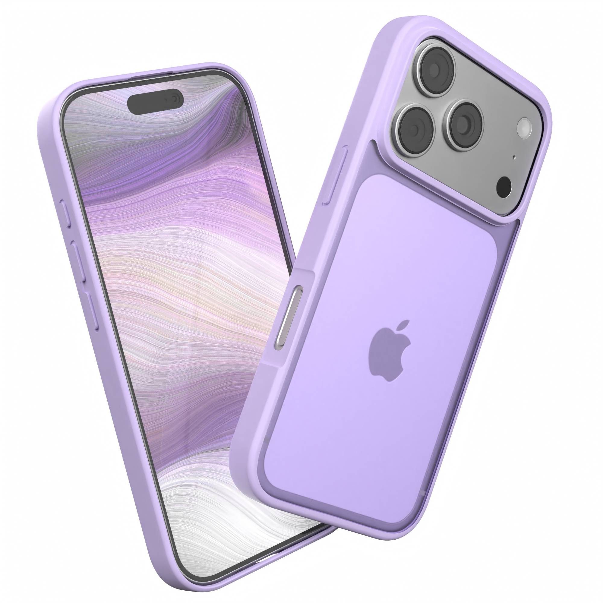 EAZY CASE Handyhülle Outdoor Case für Apple iPhone 17 Pro 6,3 Zoll, Schutzhülle mit Kameraschutz Robust Schutzhülle stoßfest Lila Lavendel