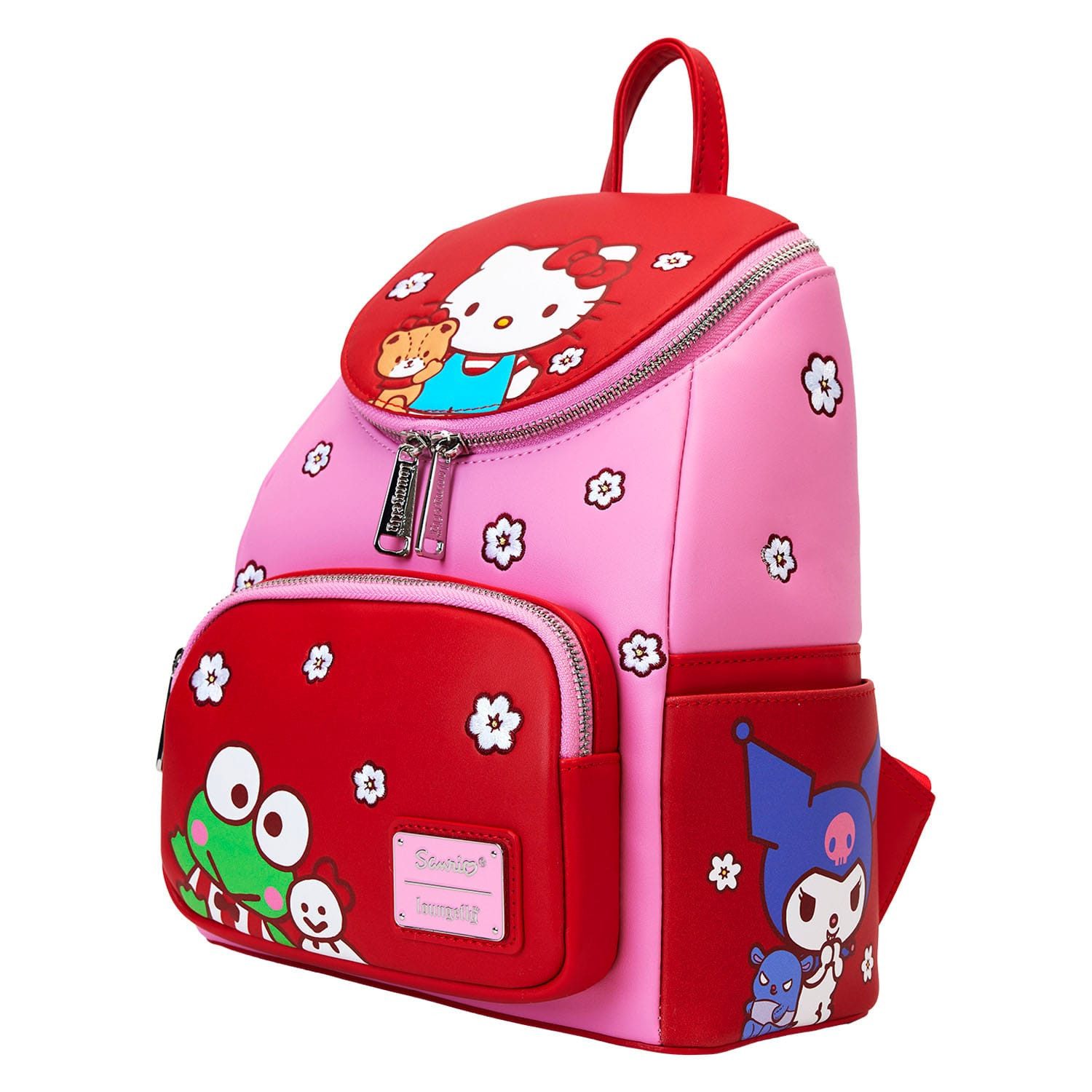 Loungefly Minirucksack Sanrio by Loungefly Mini Rucksack Hello Kitty & Friends Color Block (1-tlg), Hochwertig und Detailliert