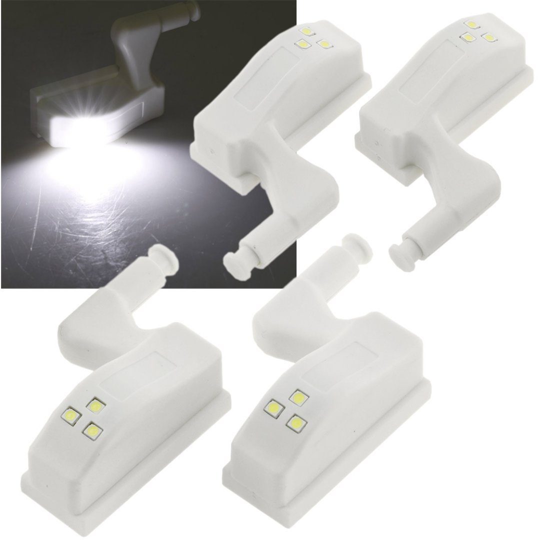 ChiliTec LED Unterbauleuchte ChiliTec LED Schrankleuchte 4er Set, Weiß