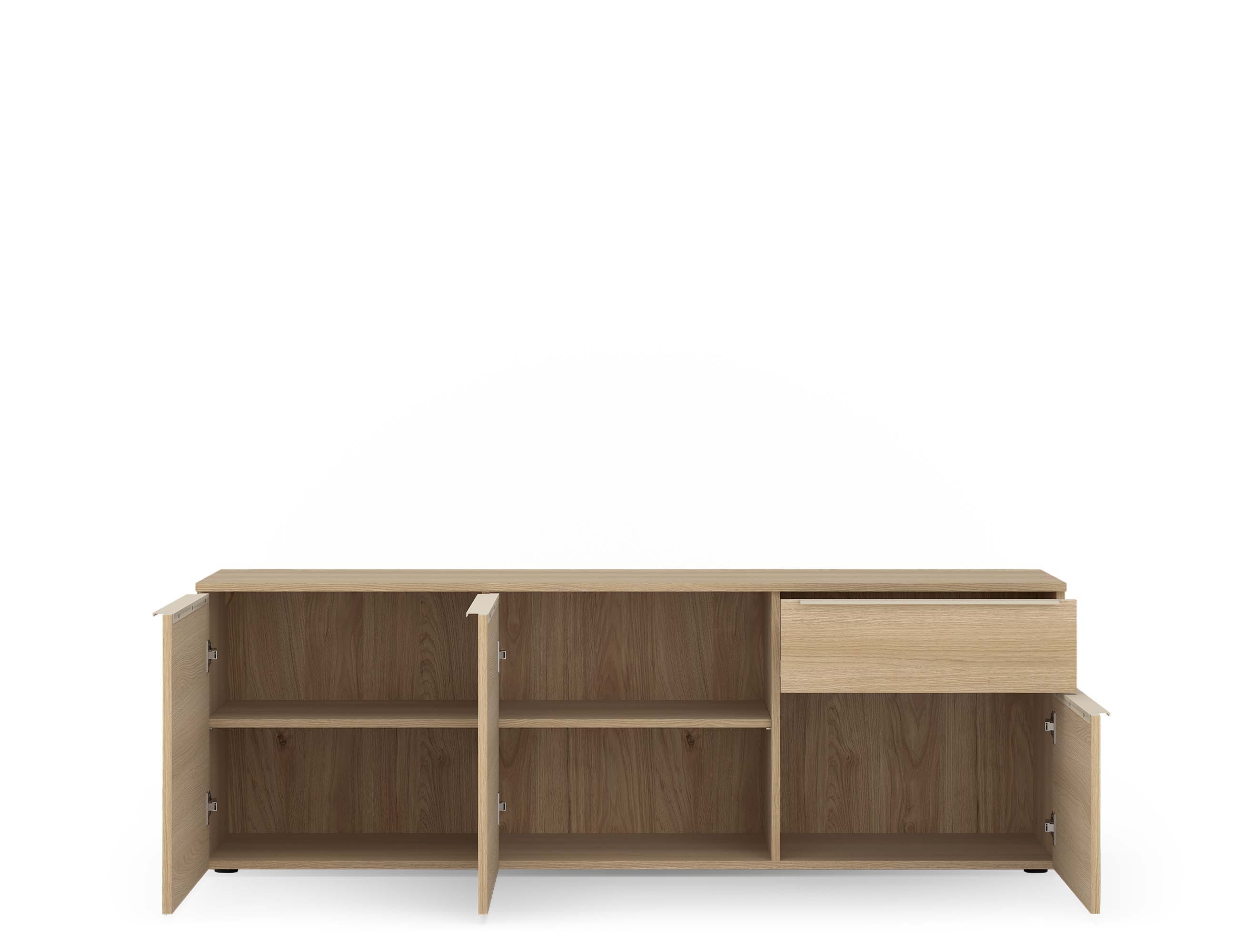 TOM TAILOR HOME Sideboard COLOR PUZZLE Low cabinet 04 – 1 Schublade und 3 Türen, Breite 1650 mm – Stauraum mit besonderen Farbkick