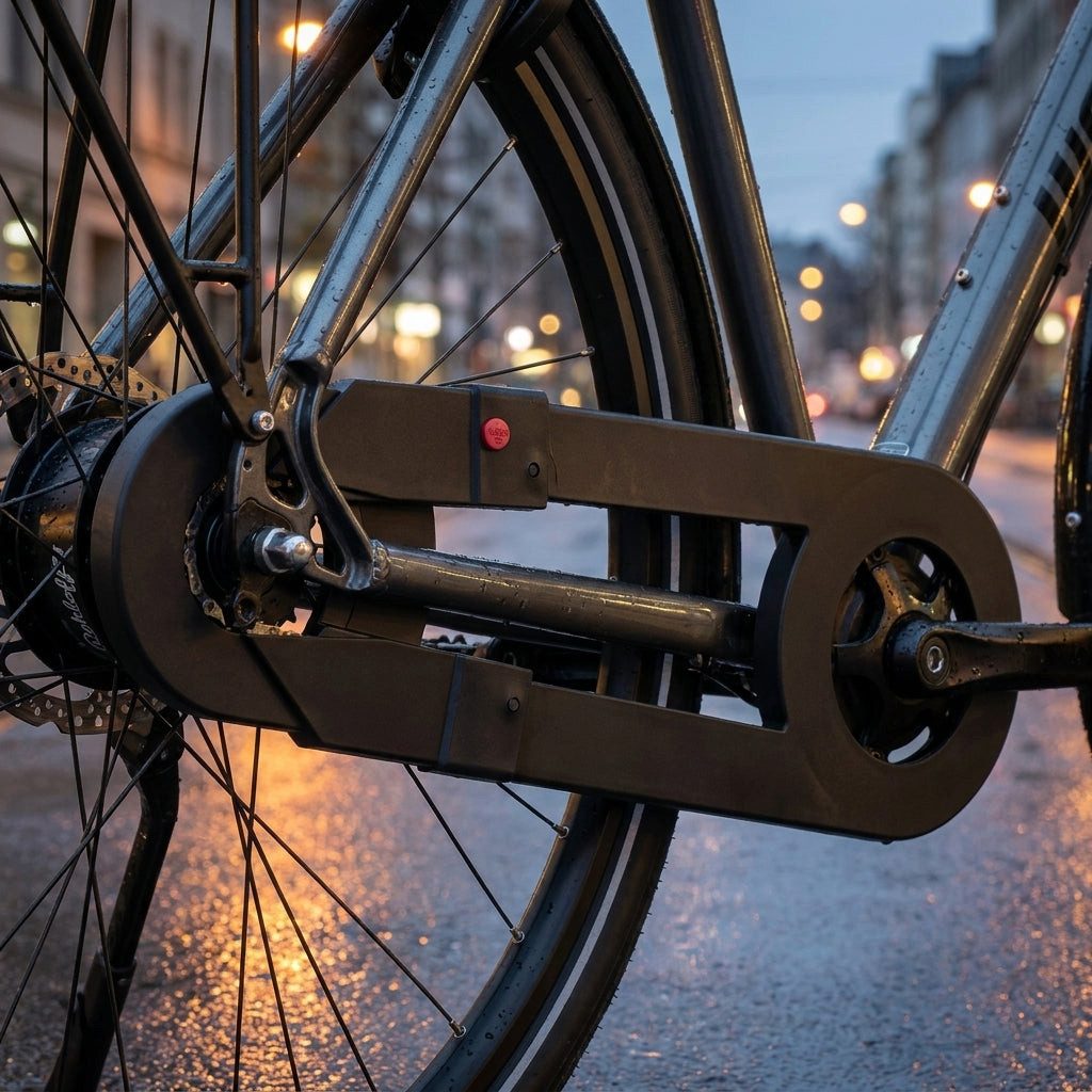 Hebie Kettenschutz Hebie CHAINGLIDER Heckteil Speedhub 15-17 Zähne schwarz - sauberer, le