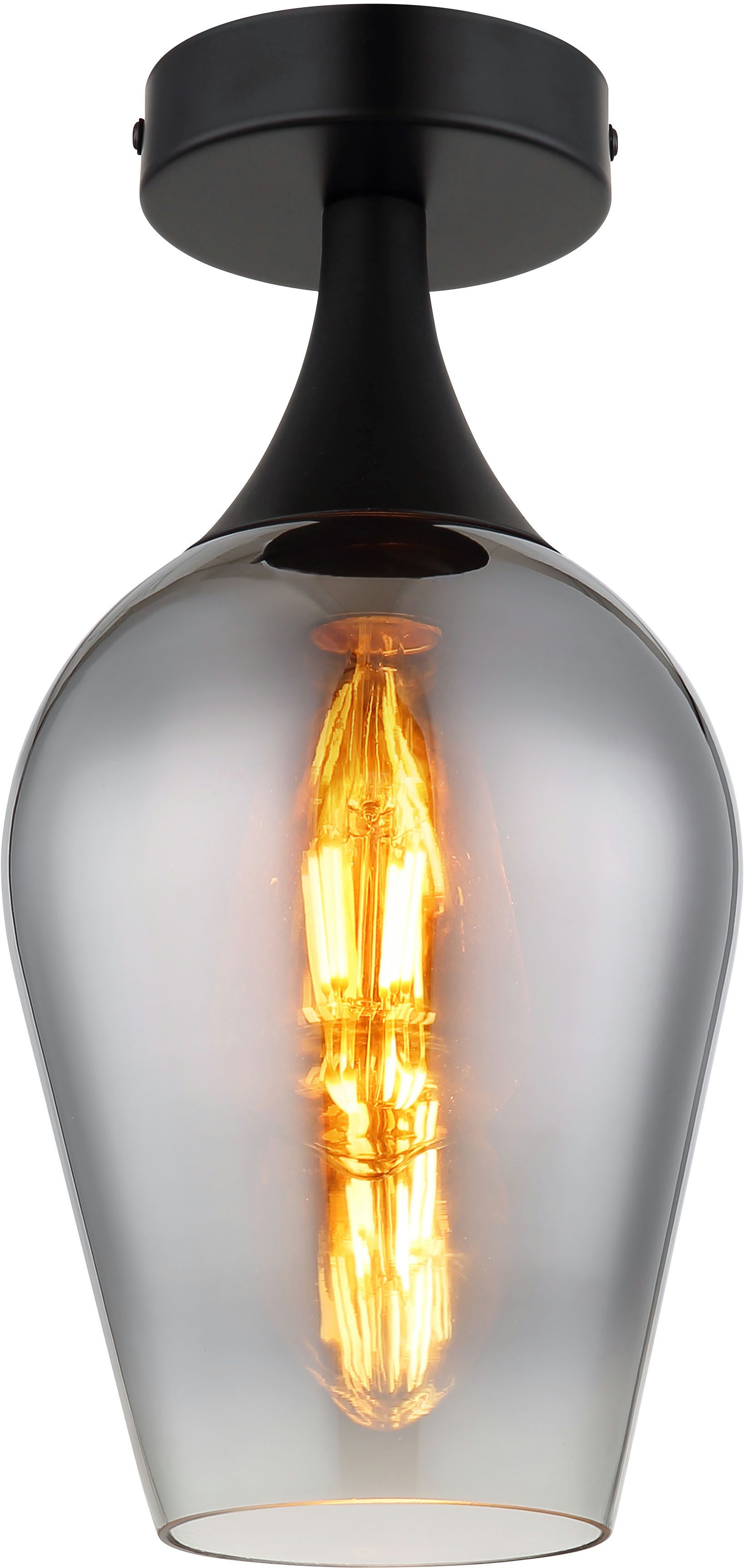 GLOBO LIGHTING Deckenleuchte LAVUS, ohne Leuchtmittel, Deckenlampe/Wohnzimmer/Flur/modern