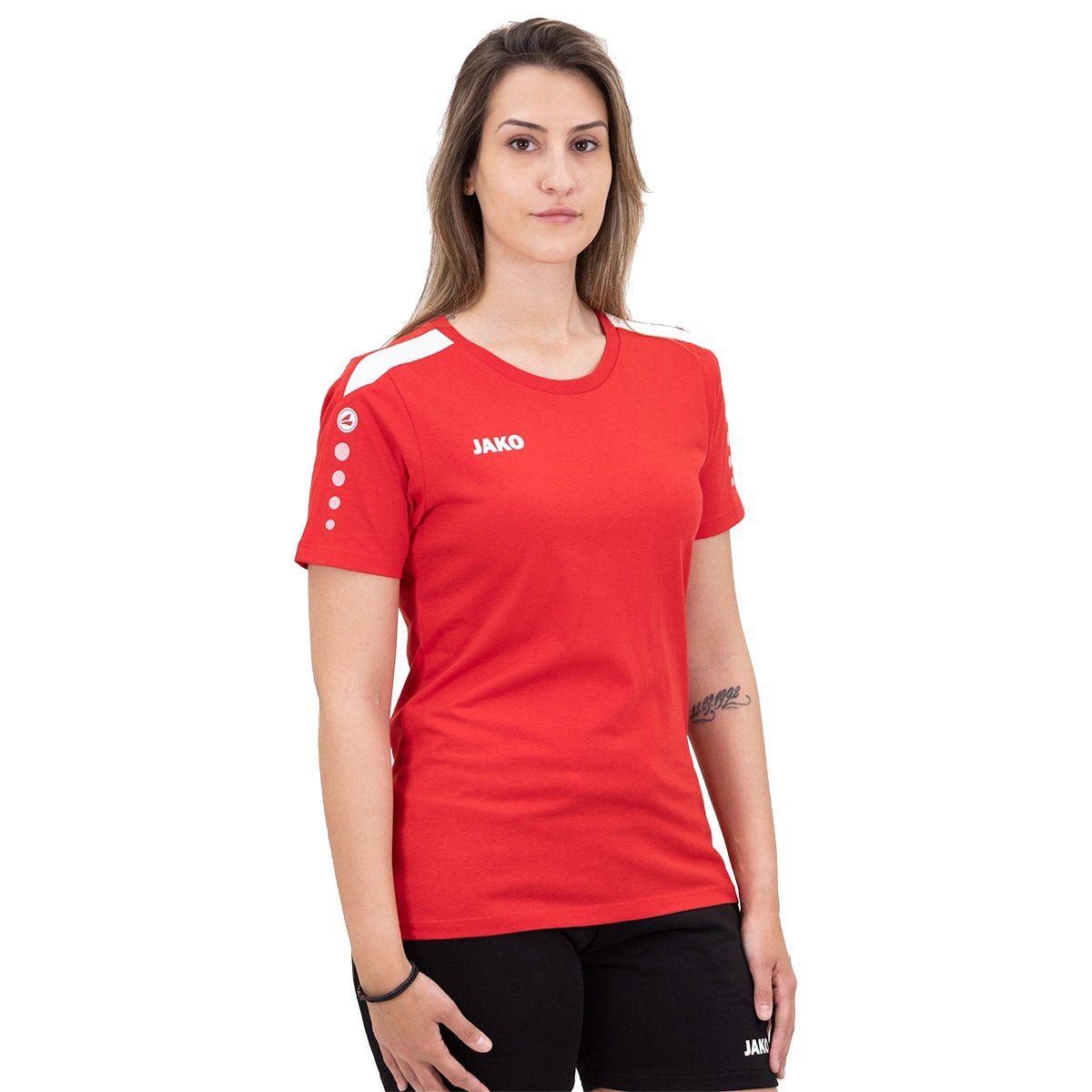Jako Trainingsshirt Power (strapazierfähig, angenehmes Tragegefühl) rot Damen