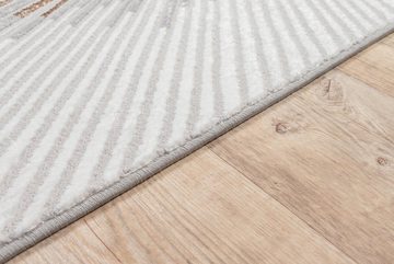 Teppich Mila moderner Teppich, elegant glänzender Kurzflor, the carpet, Rechteck, Höhe: 8 mm, Wohnzimmer, Schlafzimmer, Modern, Glanzeffekt