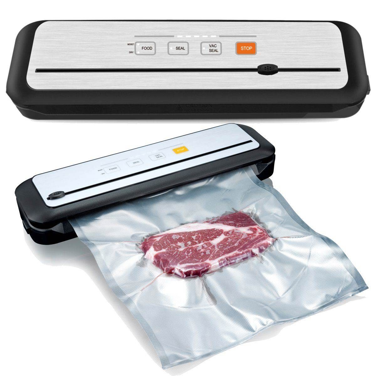 MELISSA Sous-Vide Stick Set 16310226 Vakuumier Sous-Vide inklusive Gerät Stick