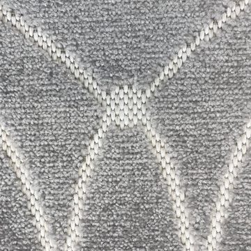 Teppich Orientteppich mit dezenten Ornamenten, In- & Outdoor, grau, Teppich-Traum, rechteckig, Höhe: 5 mm, Waschbar, Rückseite: fibriliertes Polypropylen (gelartig)