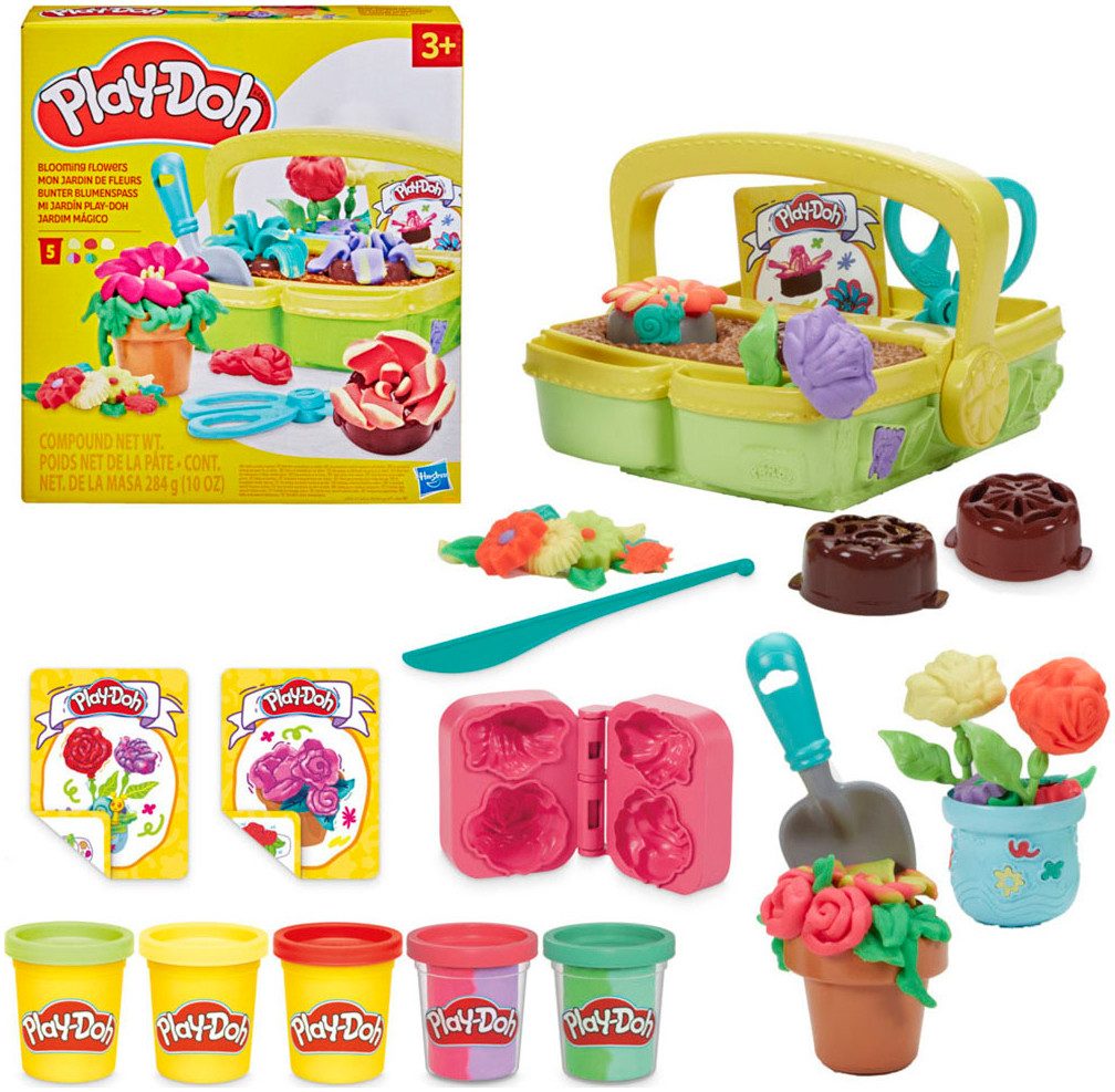 Hasbro Knetform-Set Play-Doh, Bunter Blumenspaß